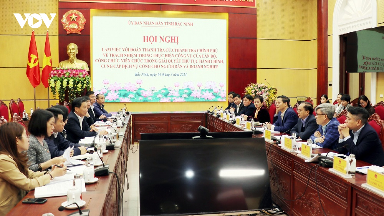 Thanh tra Chính phủ làm việc tại Bắc Ninh về trách nhiệm công vụ của cán bộ, công chức