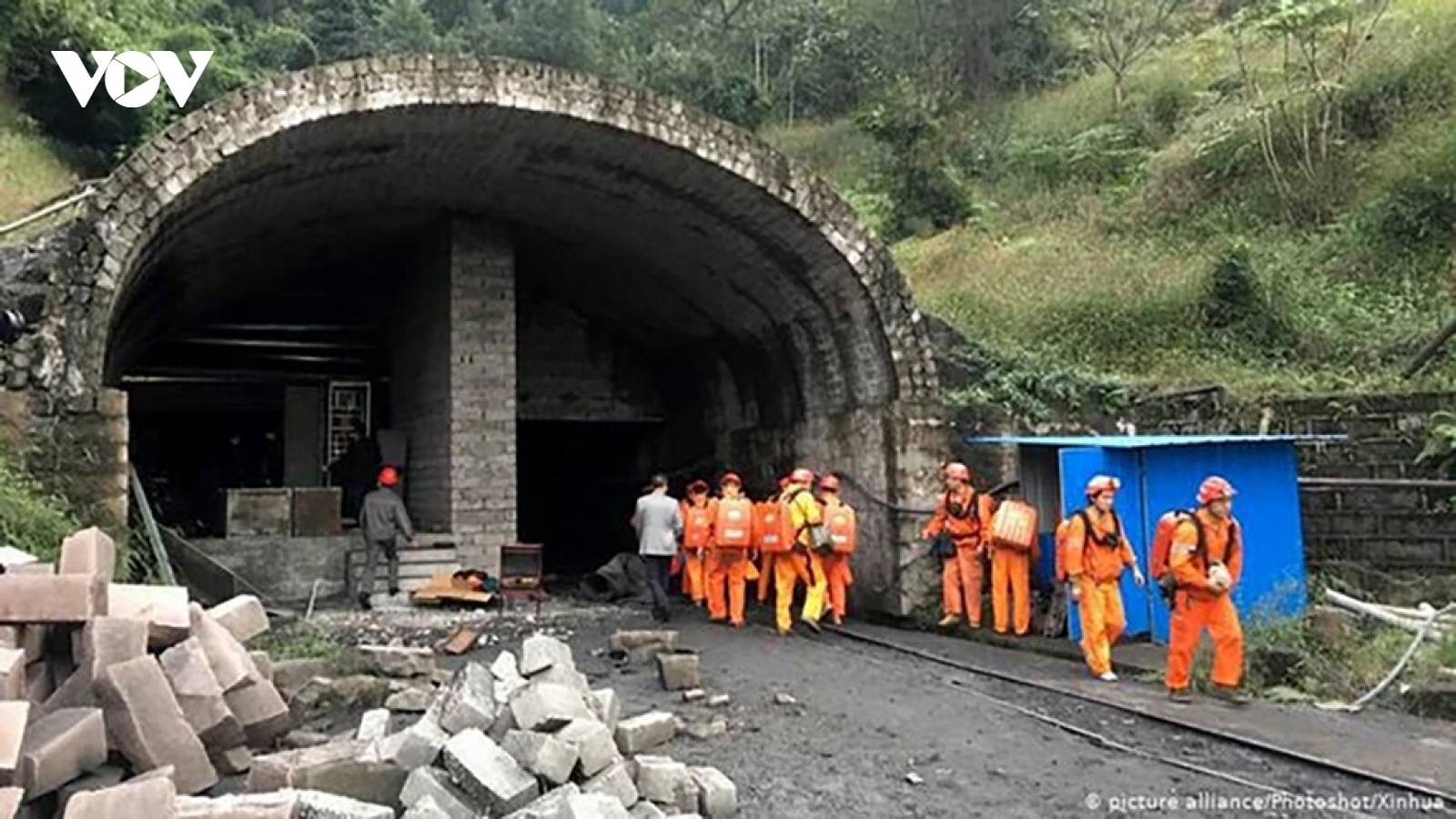 Sập hầm mỏ ở Trung Quốc, 2 người thiệt mạng
