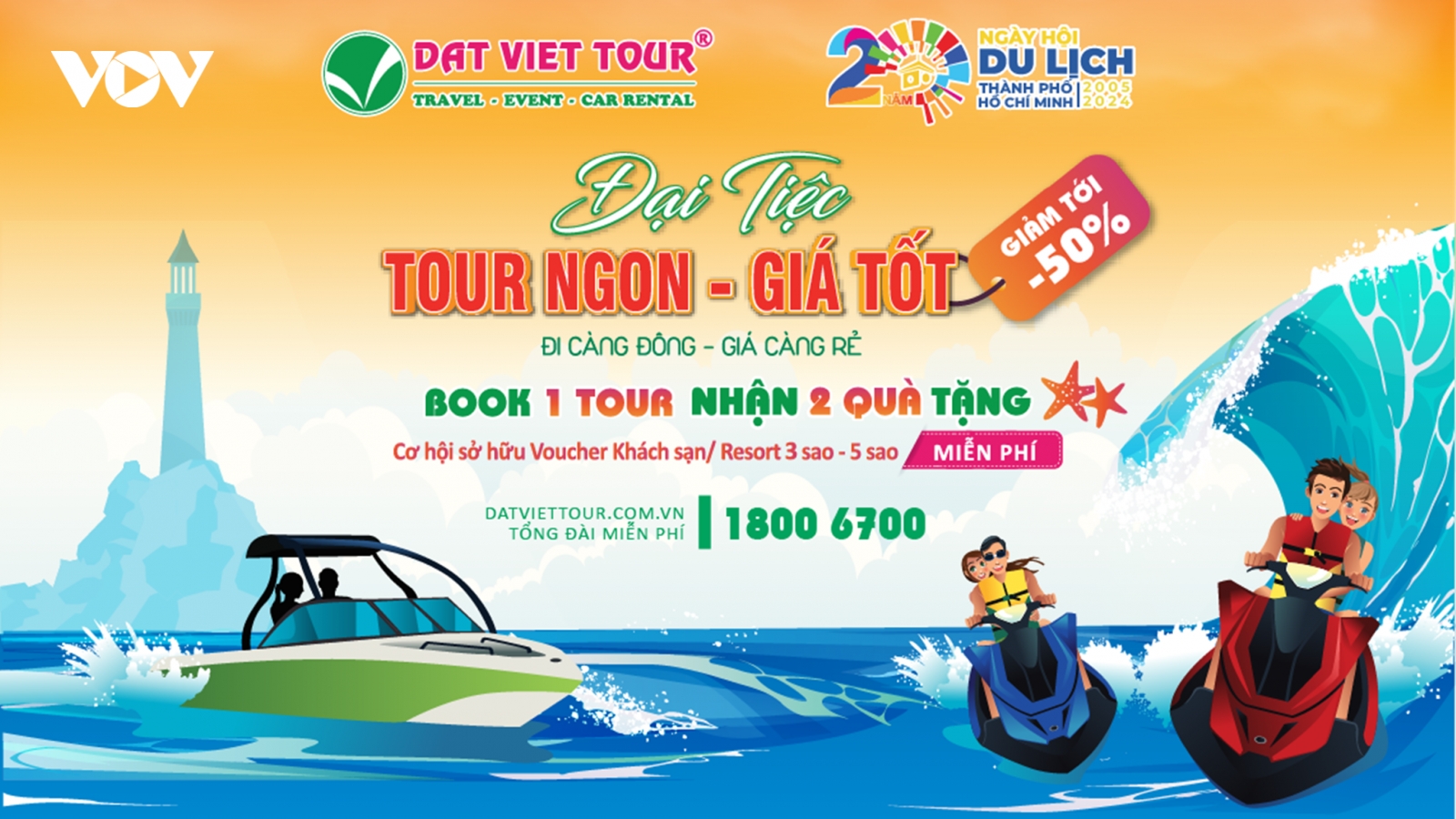Đại tiệc "tour ngon - giá tốt" giảm đến 50% tại Ngày hội Du lịch TP.HCM 2024