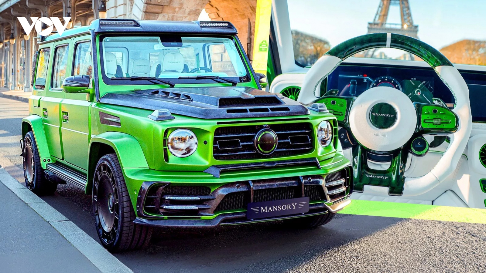 Cận cảnh Mercedes-AMG G63 Gone Wild Edition bản độ Mansory