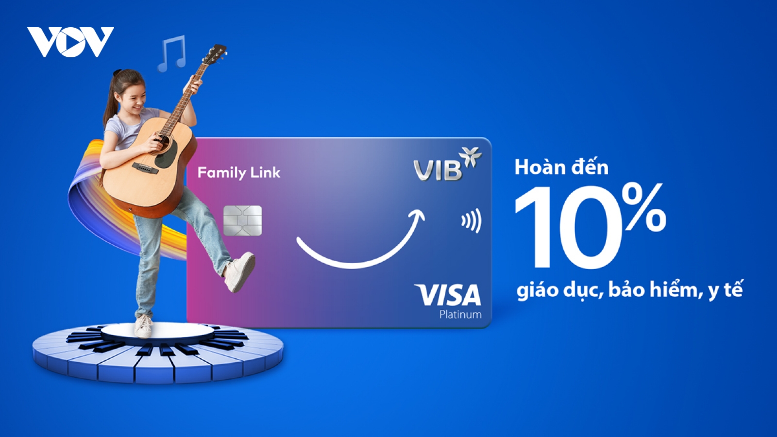 Thẻ tín dụng VIB Family Link sẽ giảm phí, tăng hoàn điểm thế nào từ ngày 27/4?