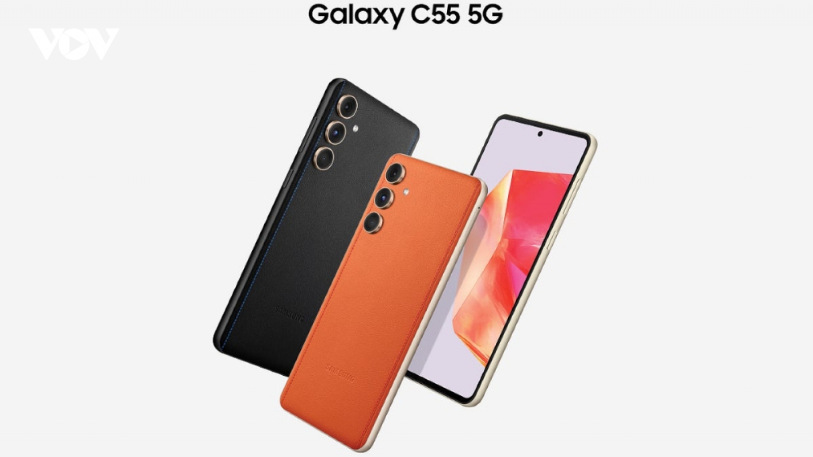 Samsung ra mắt Galaxy C55 tầm trung với mặt lưng bằng da, chip Snapdragon