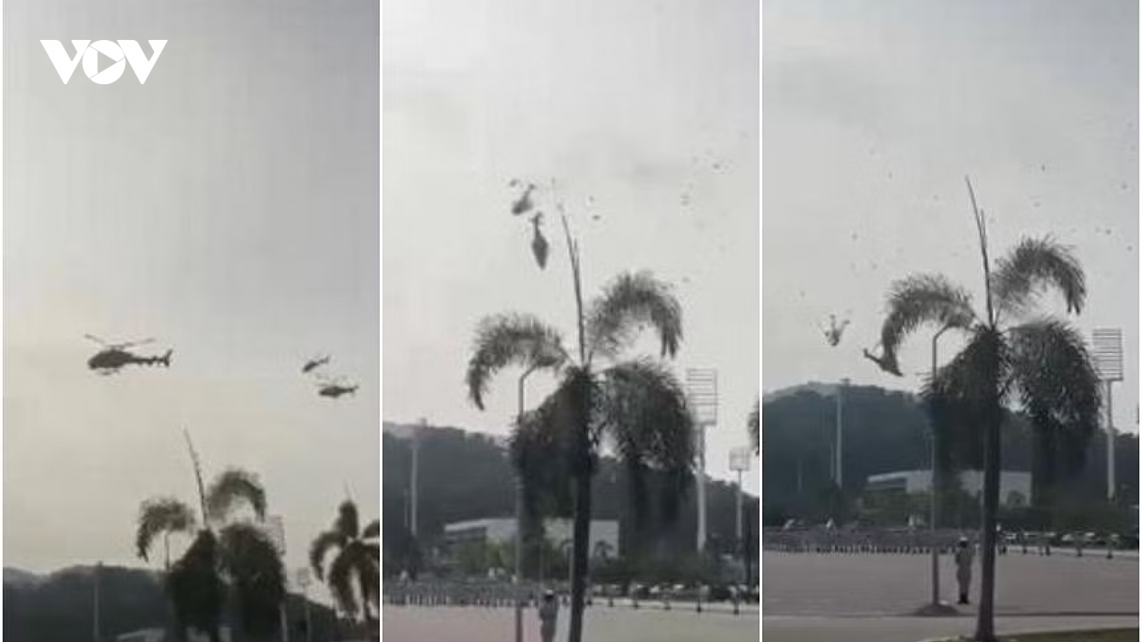 2 trực thăng Malaysia va chạm khi diễn tập, 10 người thiệt mạng