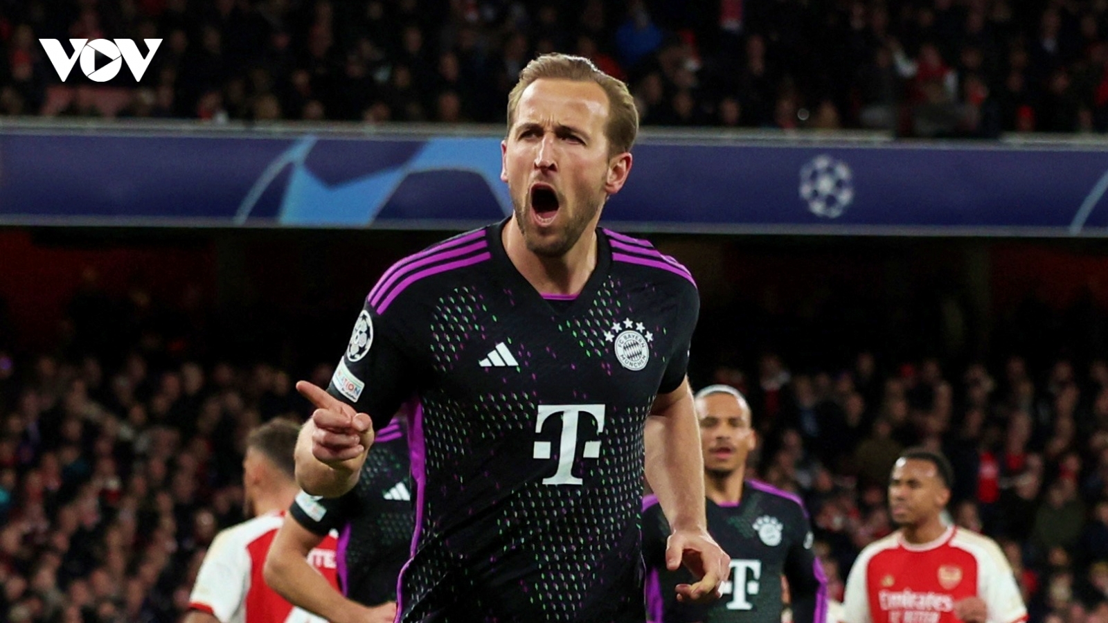 Harry Kane lập kỷ lục ấn tượng sau trận Arsenal 2-2 Bayern