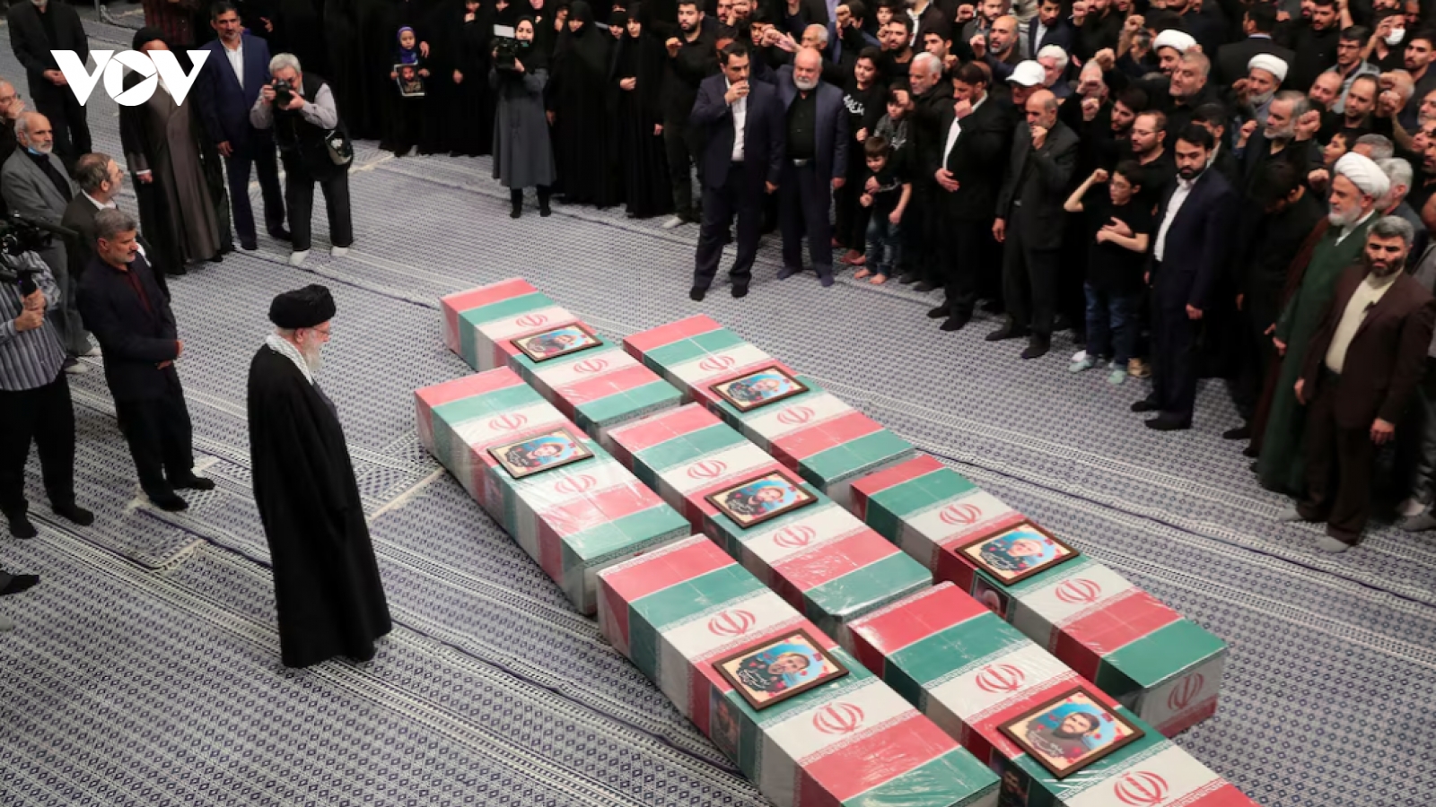 Iran tổ chức tang lễ các sĩ quan thiệt mạng trong vụ tấn công Đại sứ quán