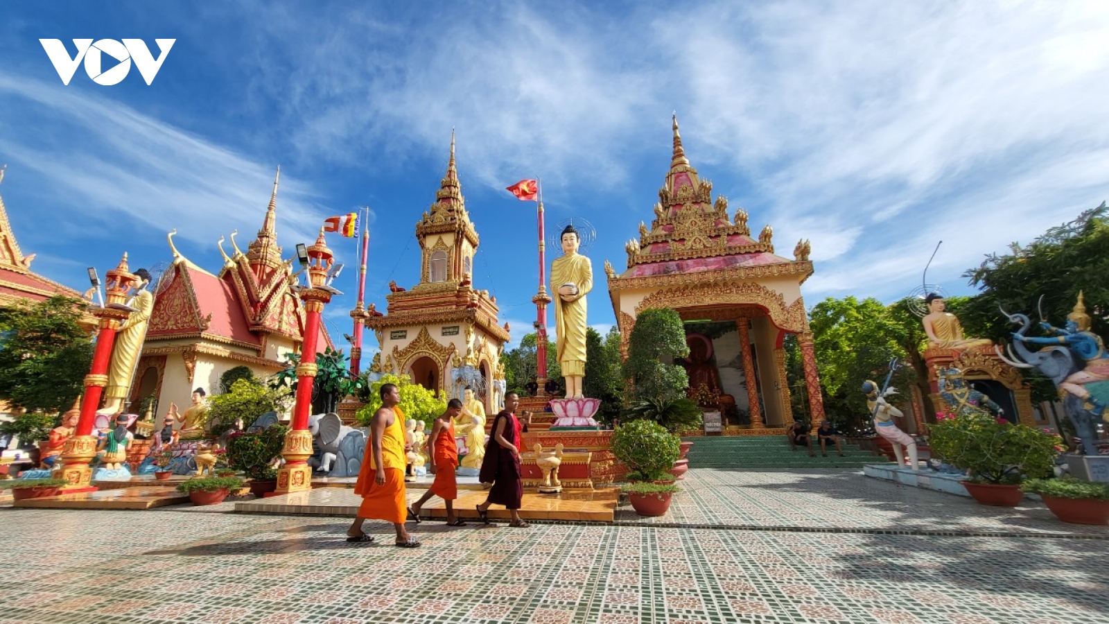 Chùa Xiêm Cán: Điểm du lịch văn hóa đặc sắc của đồng bào dân tộc Khmer