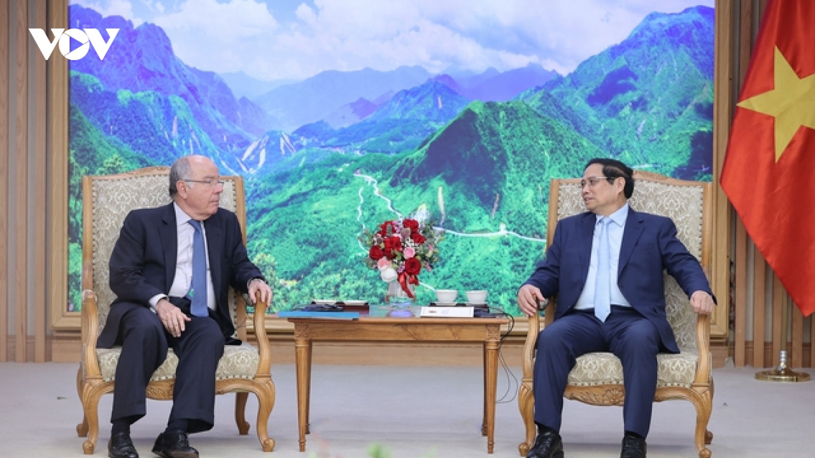 Thủ tướng Phạm Minh Chính tiếp Bộ trưởng Ngoại giao Brazil