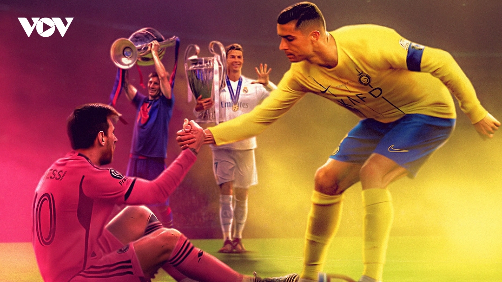 Biếm họa 24h: Messi và Ronaldo rủ nhau lỗi hẹn với danh hiệu