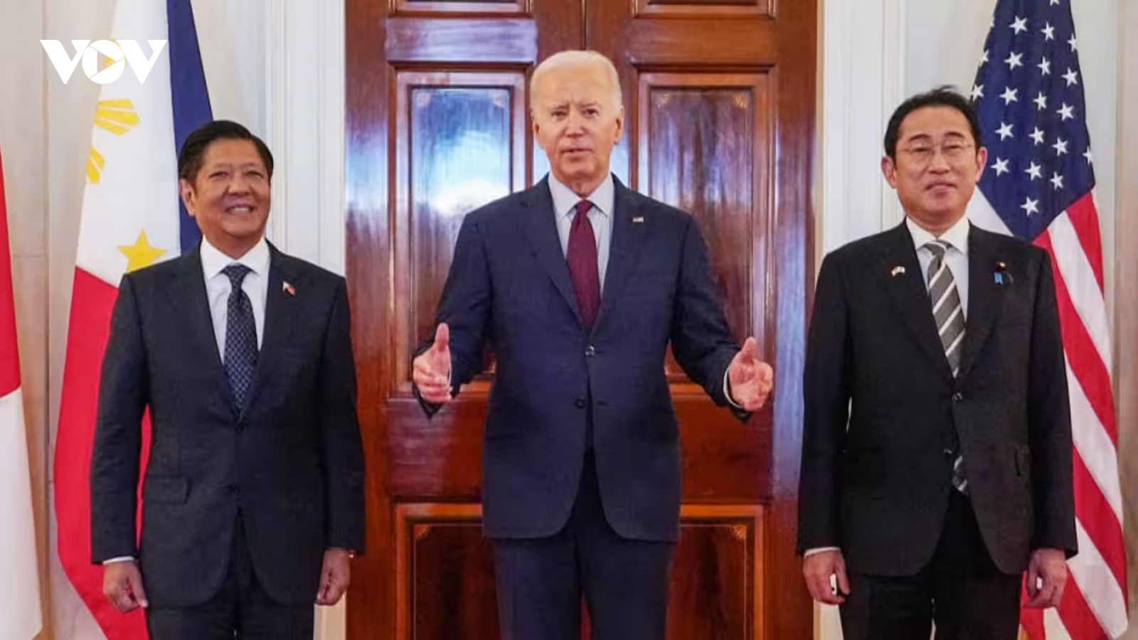 Mỹ-Nhật-Philippines cam kết tăng cường hợp tác an ninh hàng hải chung