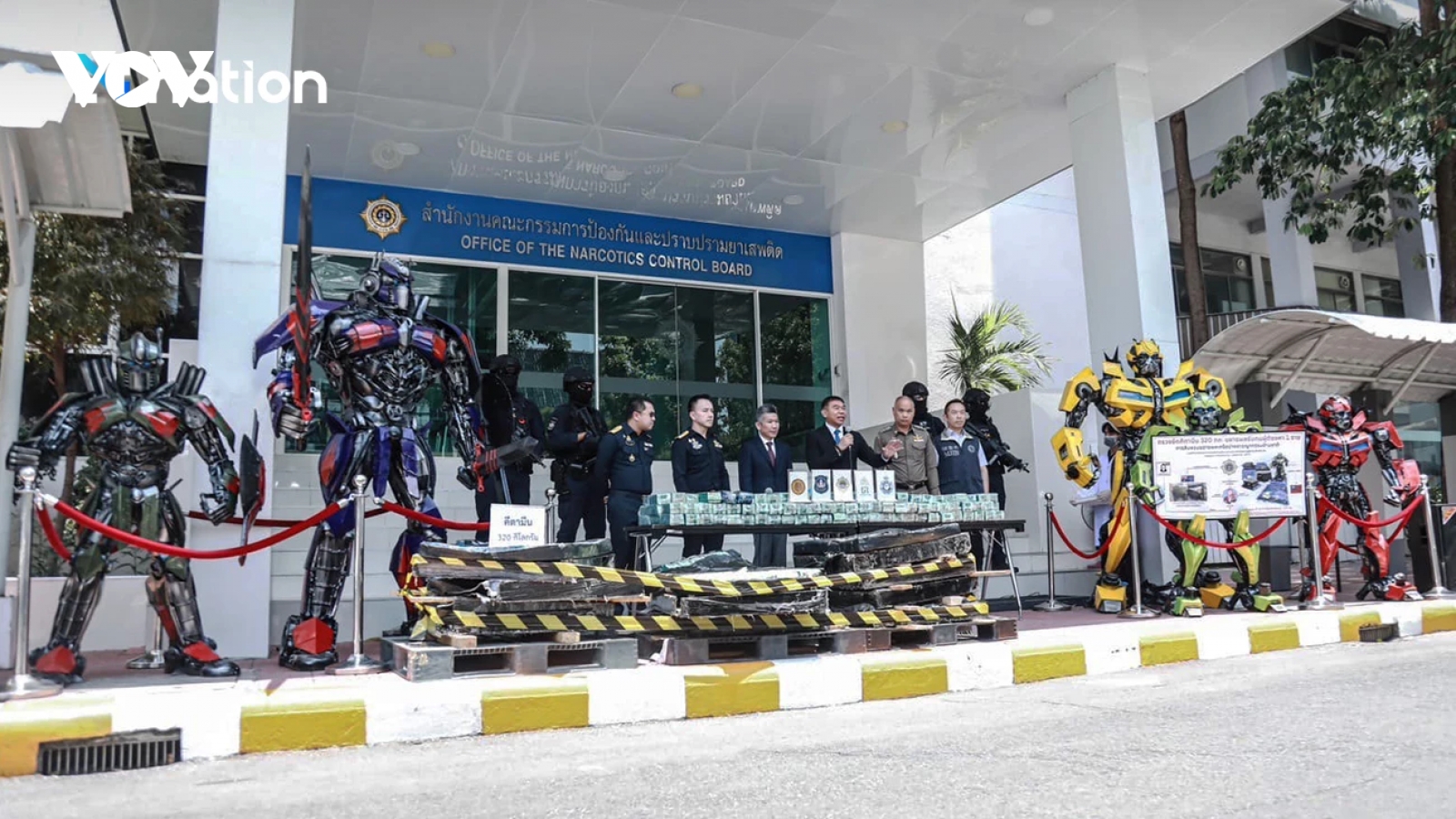 Thái Lan thu giữ 320kg ketamine giấu trong robot vận chuyển tới Đài Loan (Trung Quốc)