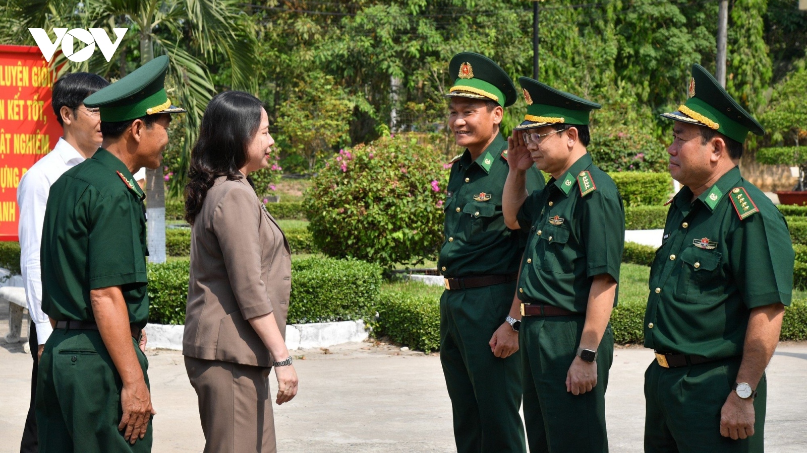 Quyền Chủ tịch nước thăm di tích Trung ương Cục miền Nam, Đồn Biên phòng Xa Mát