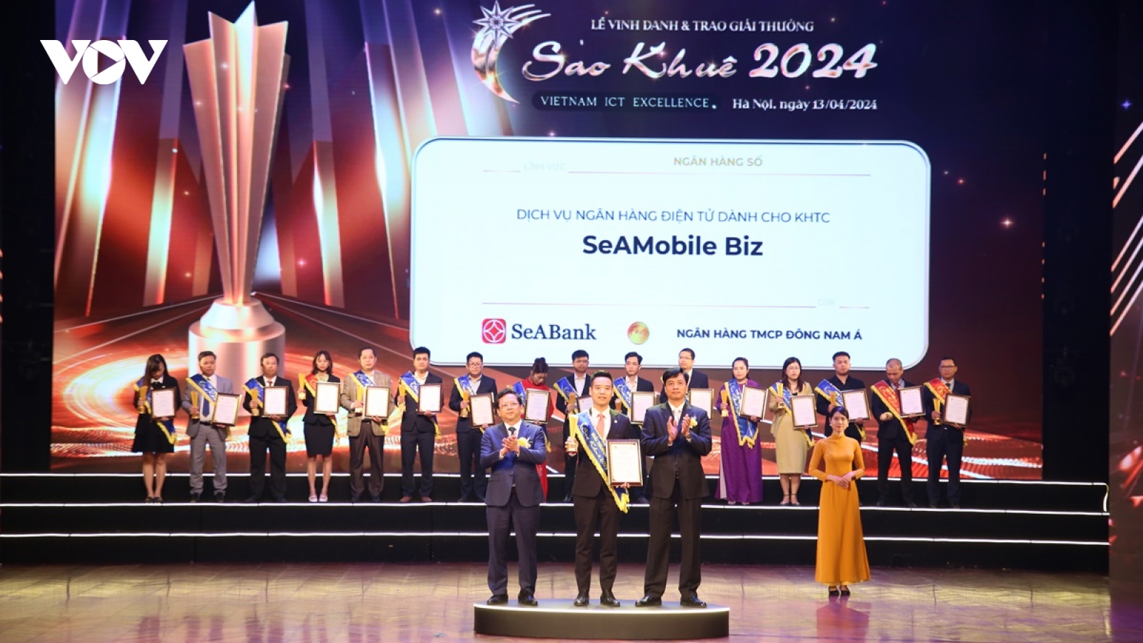 SeAMobile Biz của SeABank được vinh danh tại giải thưởng Sao Khuê