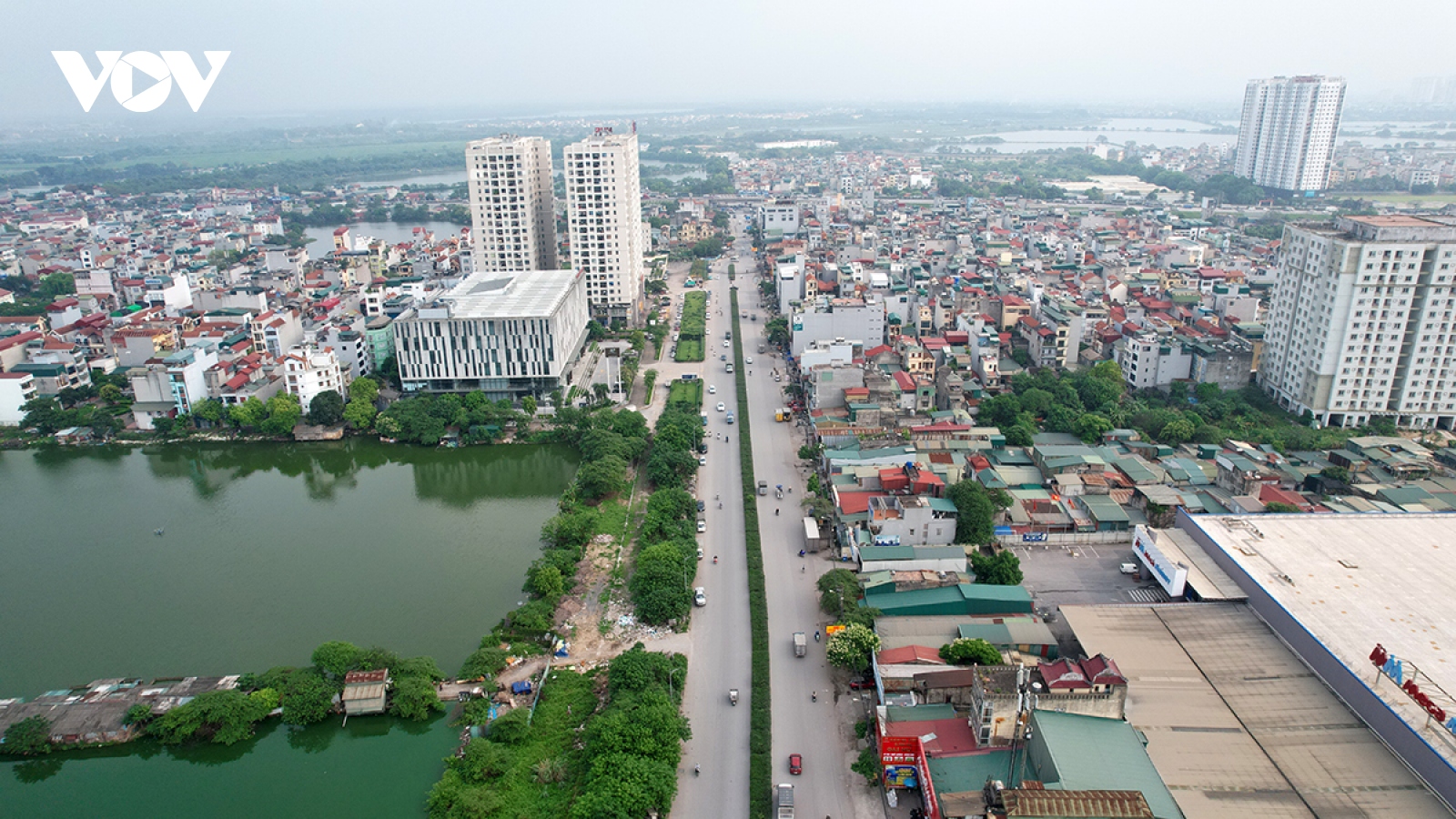 Hiện trạng đường Tam Trinh kết nối Vành đai 2 với Vành đai 3 sắp khởi động trở lại