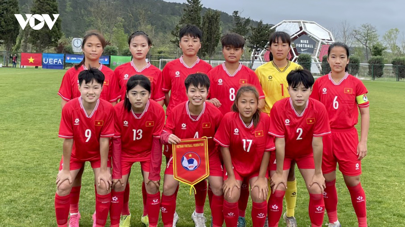 U16 nữ Việt Nam thắng trận đấu cuối cùng tại giải giao hữu quốc tế của UEFA