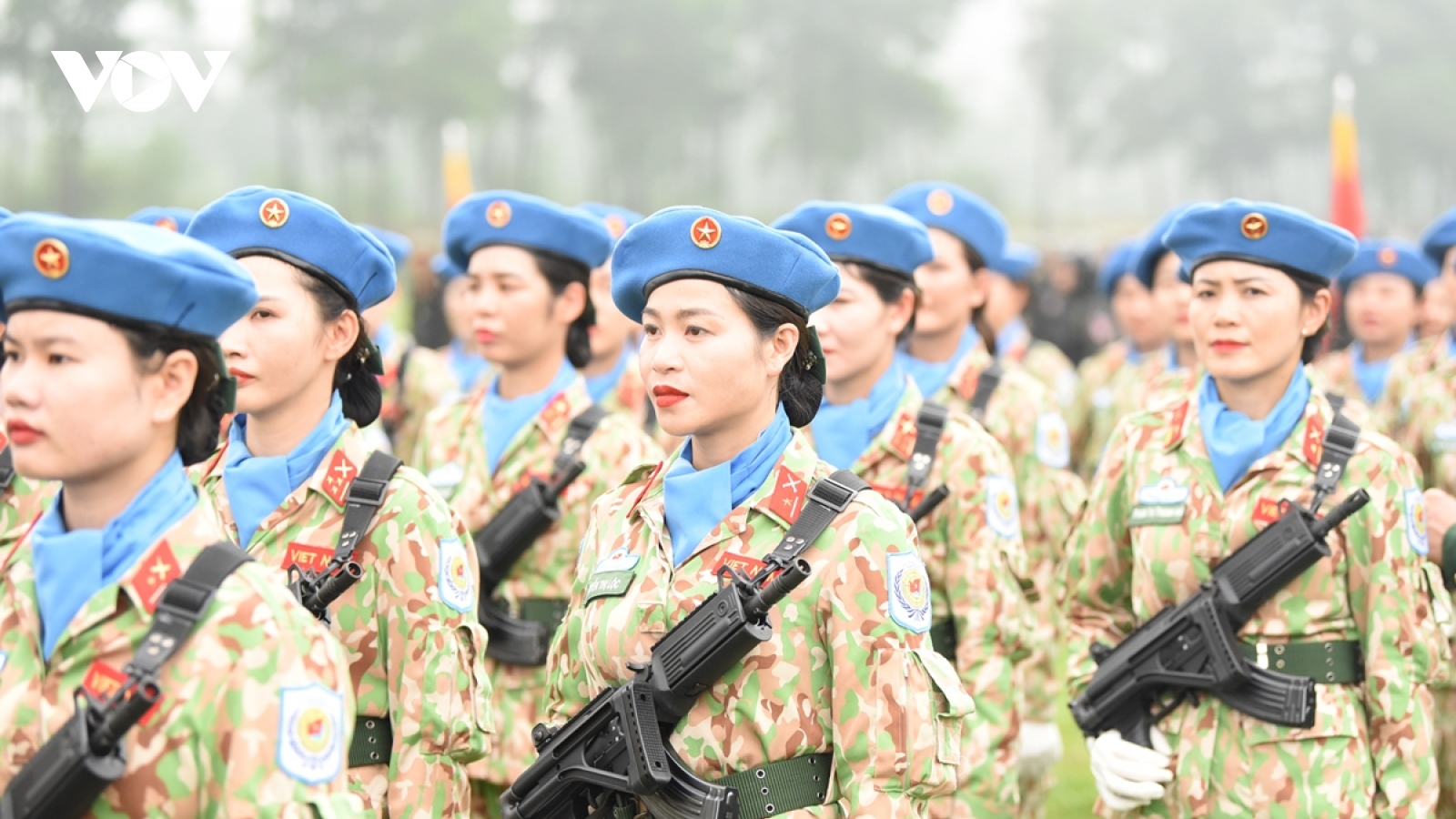 Hợp luyện diễu binh, diễu hành 70 năm Điện Biên Phủ, lãnh đạo hai bộ kiểm tra