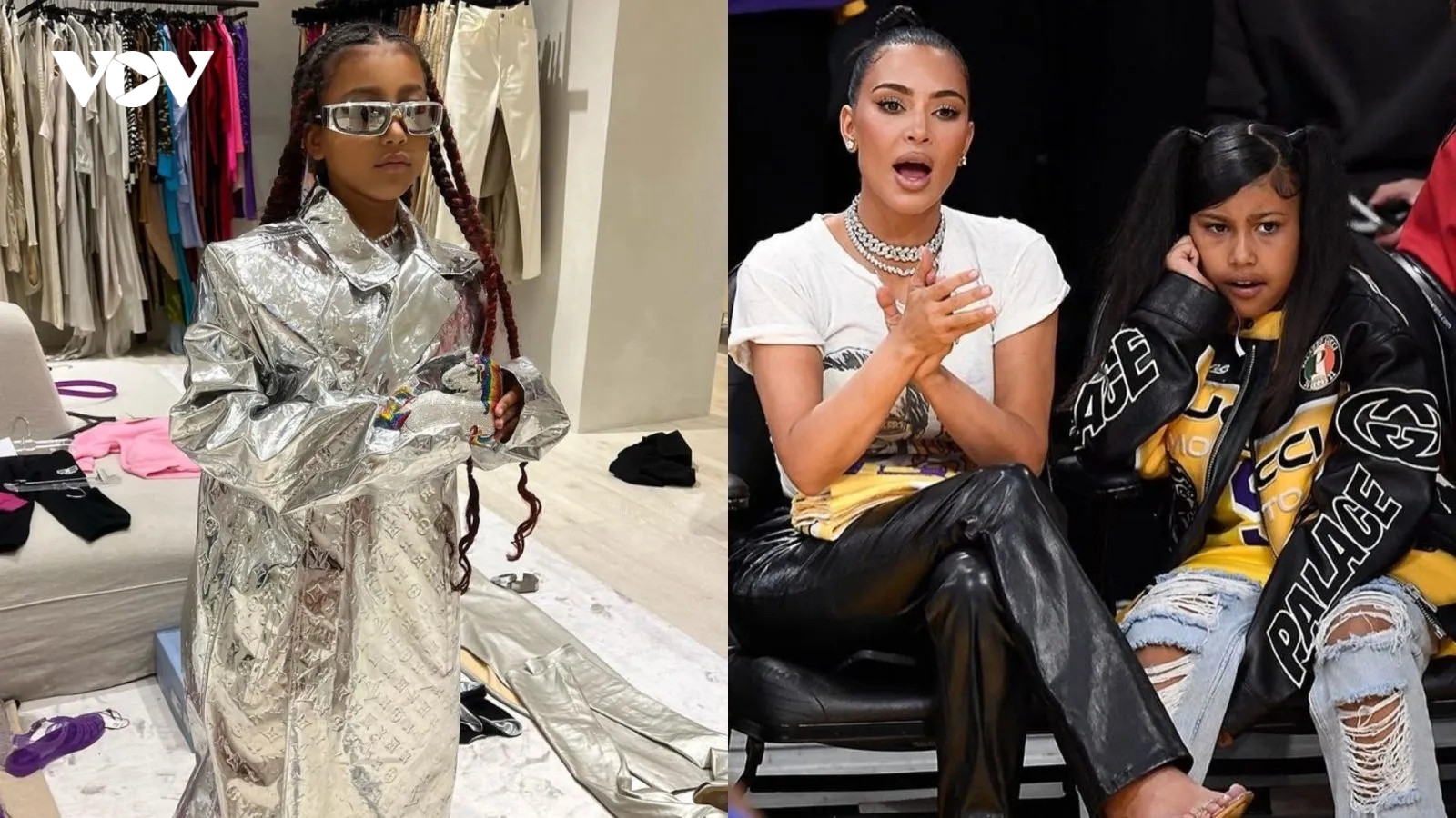 Khám phá tủ đồ sang chảnh của richkid North West