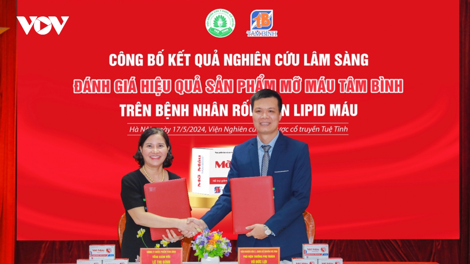 Công bố kết quả nghiên cứu lâm sàng đánh giá hiệu quả sản phẩm Mỡ máu Tâm Bình