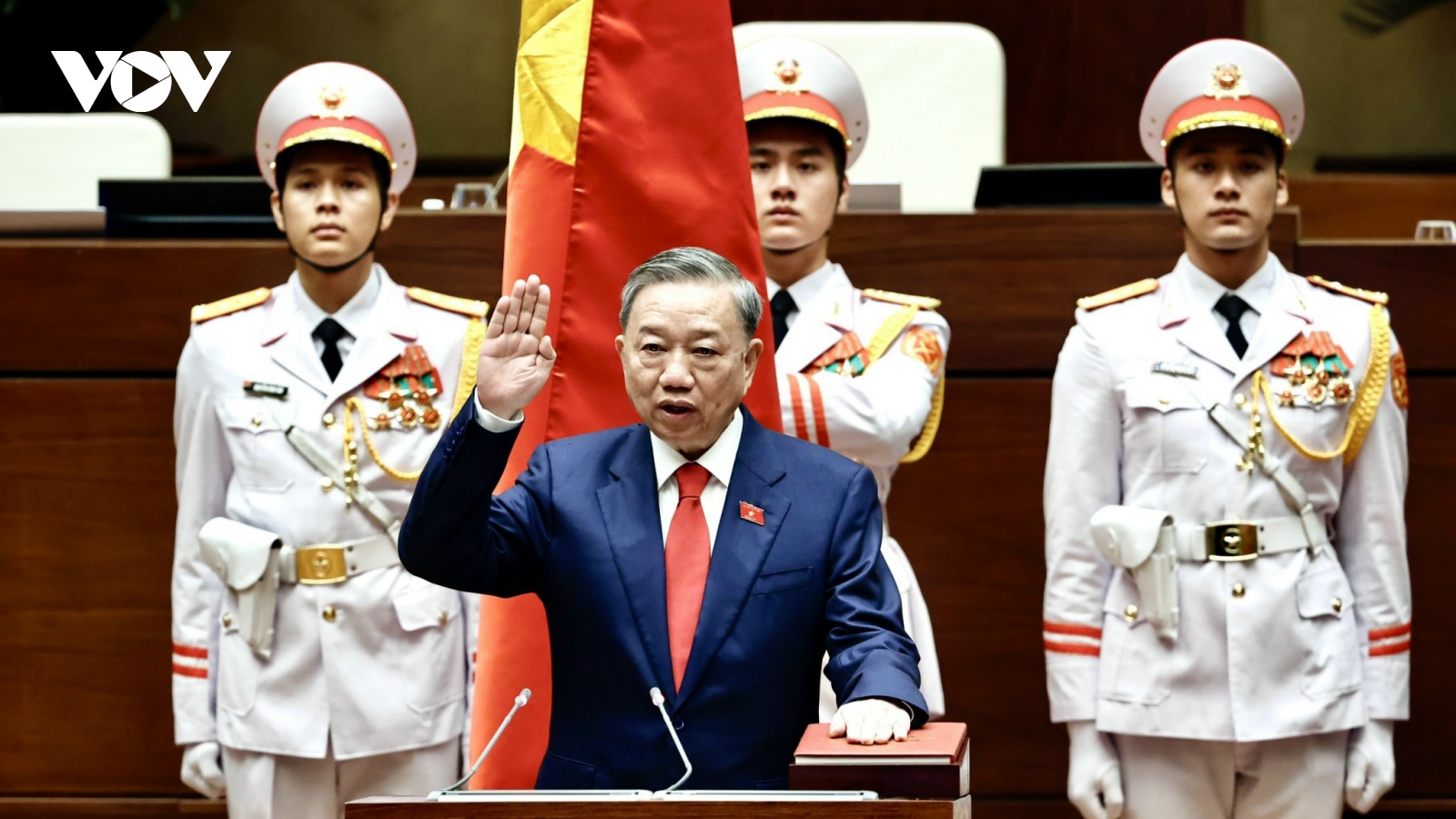 Lãnh đạo các nước chúc mừng Chủ tịch nước Tô Lâm và Chủ tịch Quốc hội Trần Thanh Mẫn