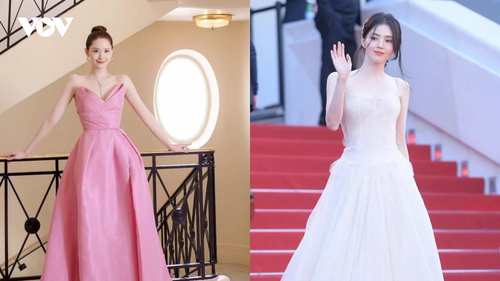 Han So Hee so kè nhan sắc cùng Yoona trên thảm đỏ Cannes