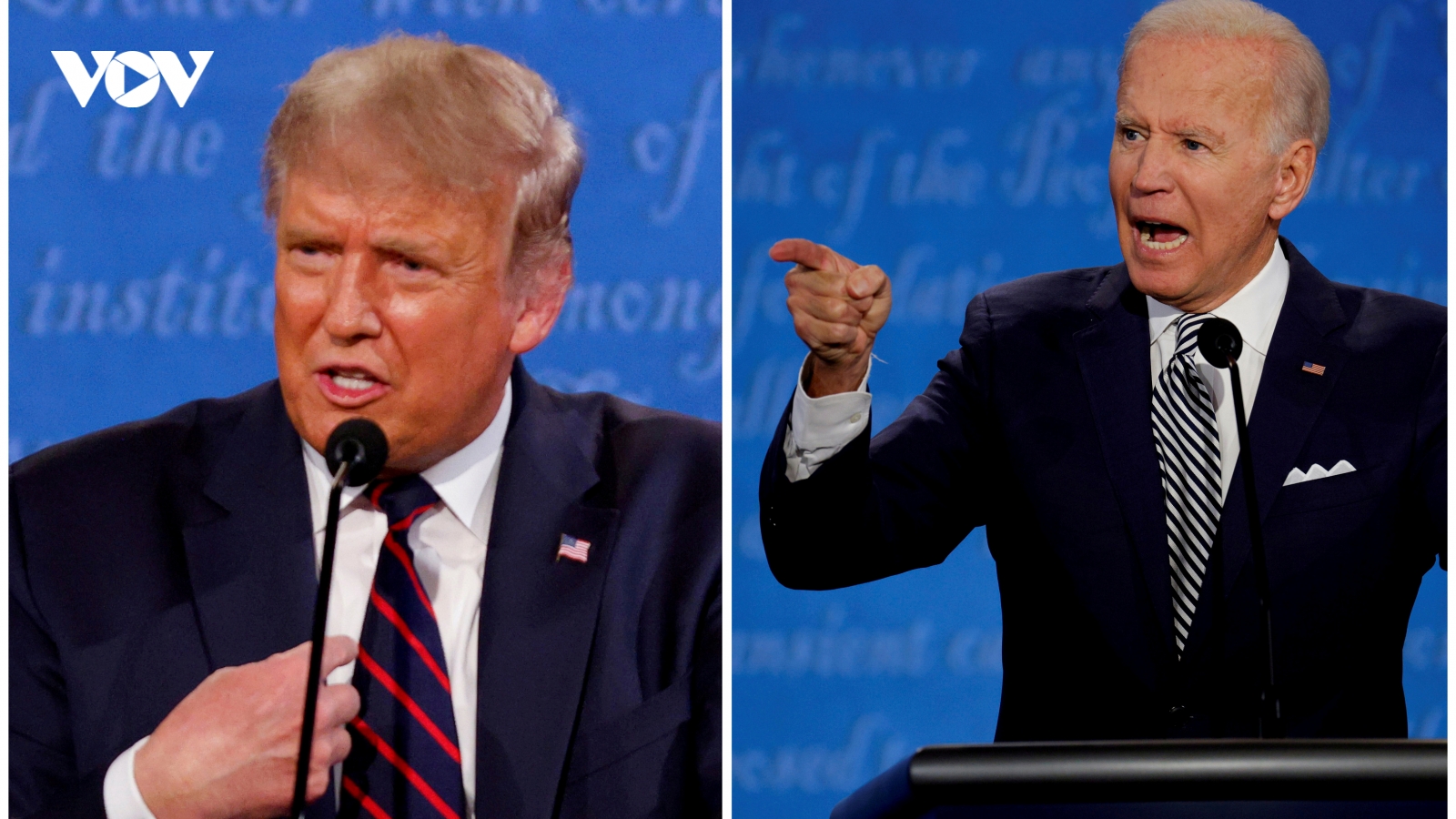 Bloomberg: Ông Trump dẫn trước ông Joe Biden tại 5/7 bang chiến địa