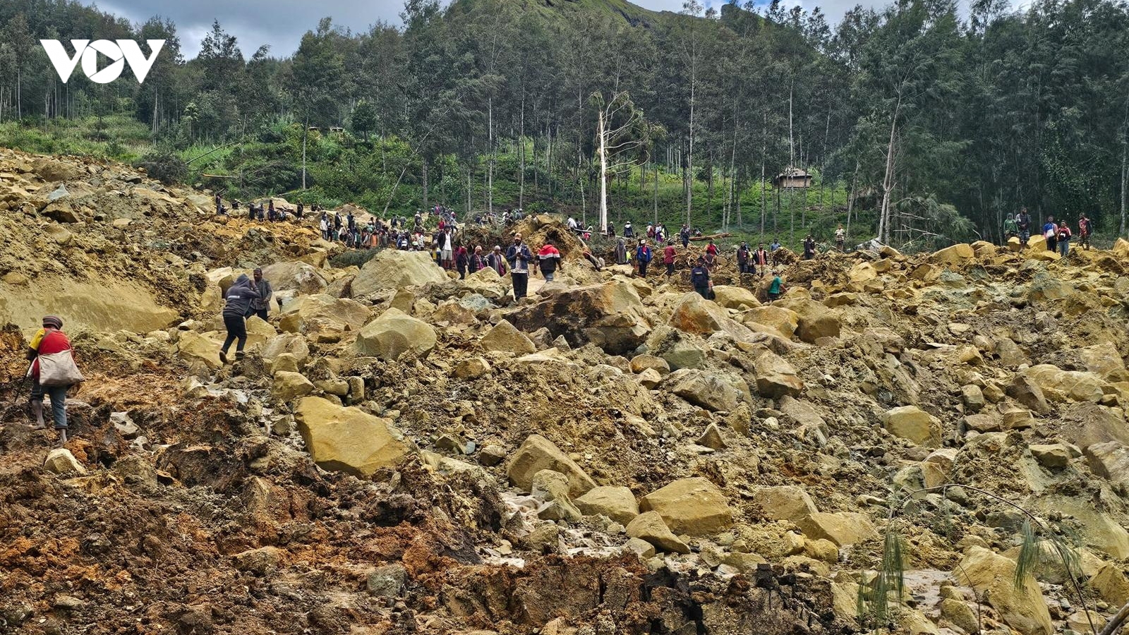 Hơn 300 người có thể đã thiệt mạng trong thảm kịch lở đất ở Papua New Guinea