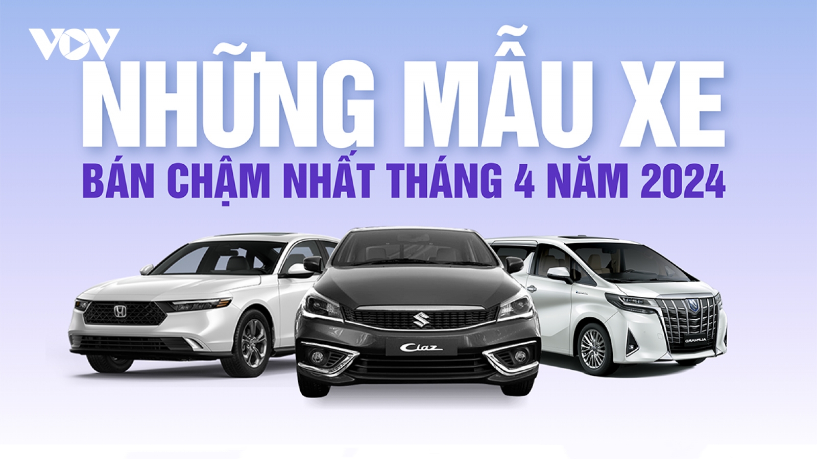 Top 10 xe bán chậm nhất tháng 4/2024: Suzuki Ciaz vẫn vững vị trí số 1
