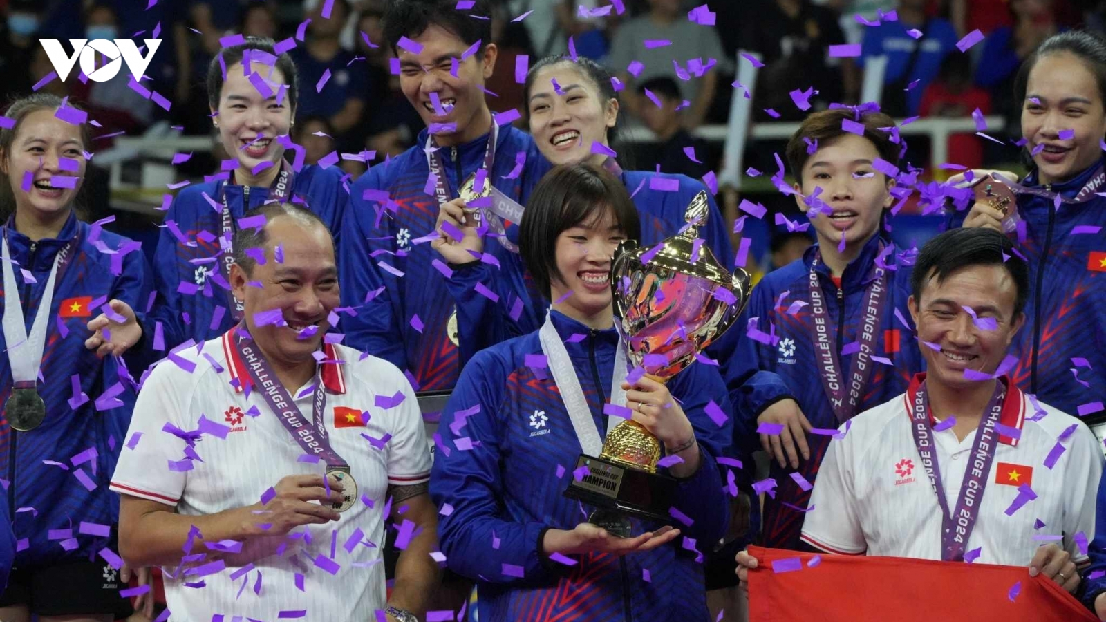Vô địch AVC Challenge Cup, tuyển bóng chuyền nữ Việt Nam được thưởng bao nhiêu?