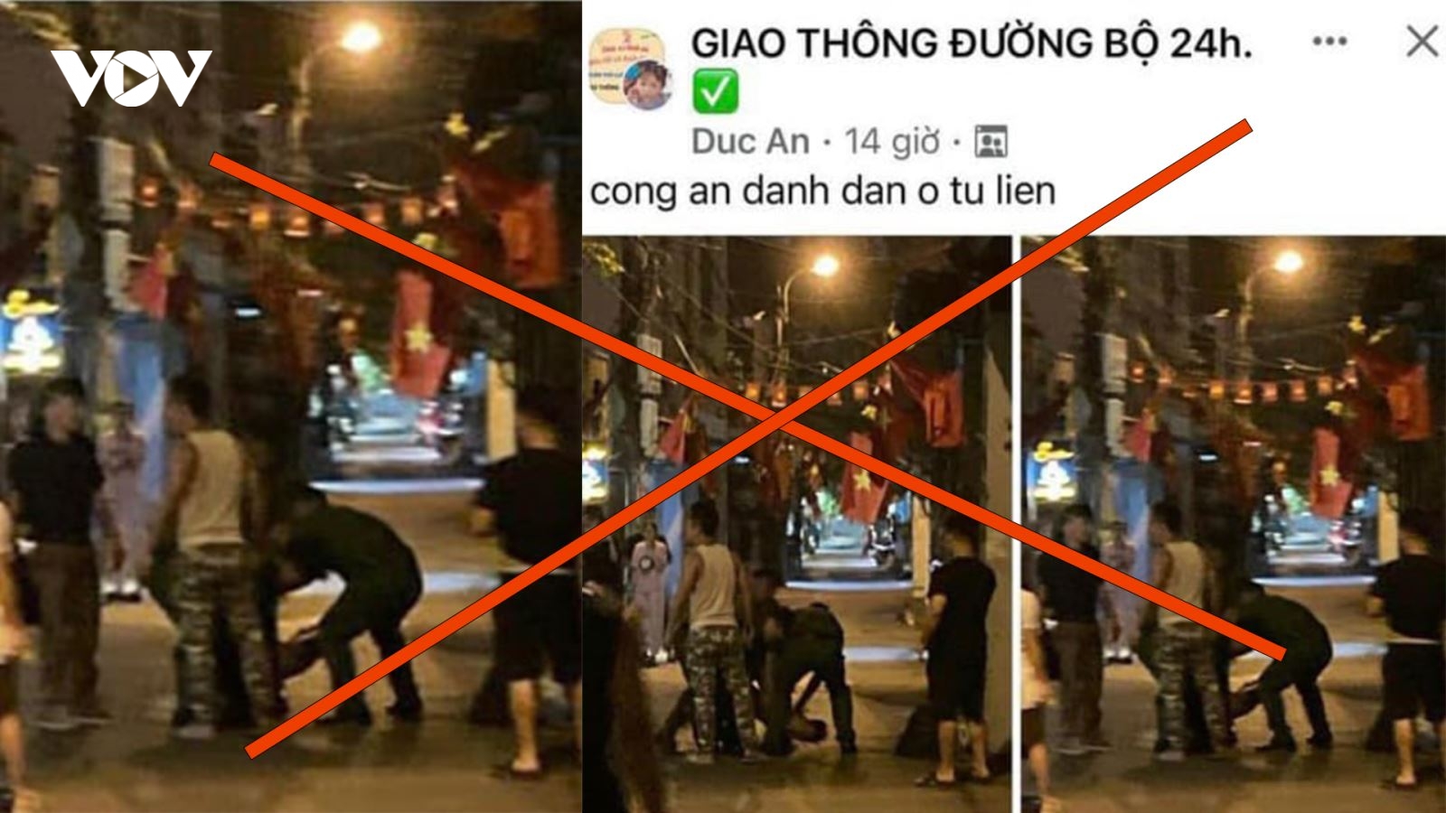 Hà Nội: Bác bỏ thông tin Công an phường Tứ Liên đánh người