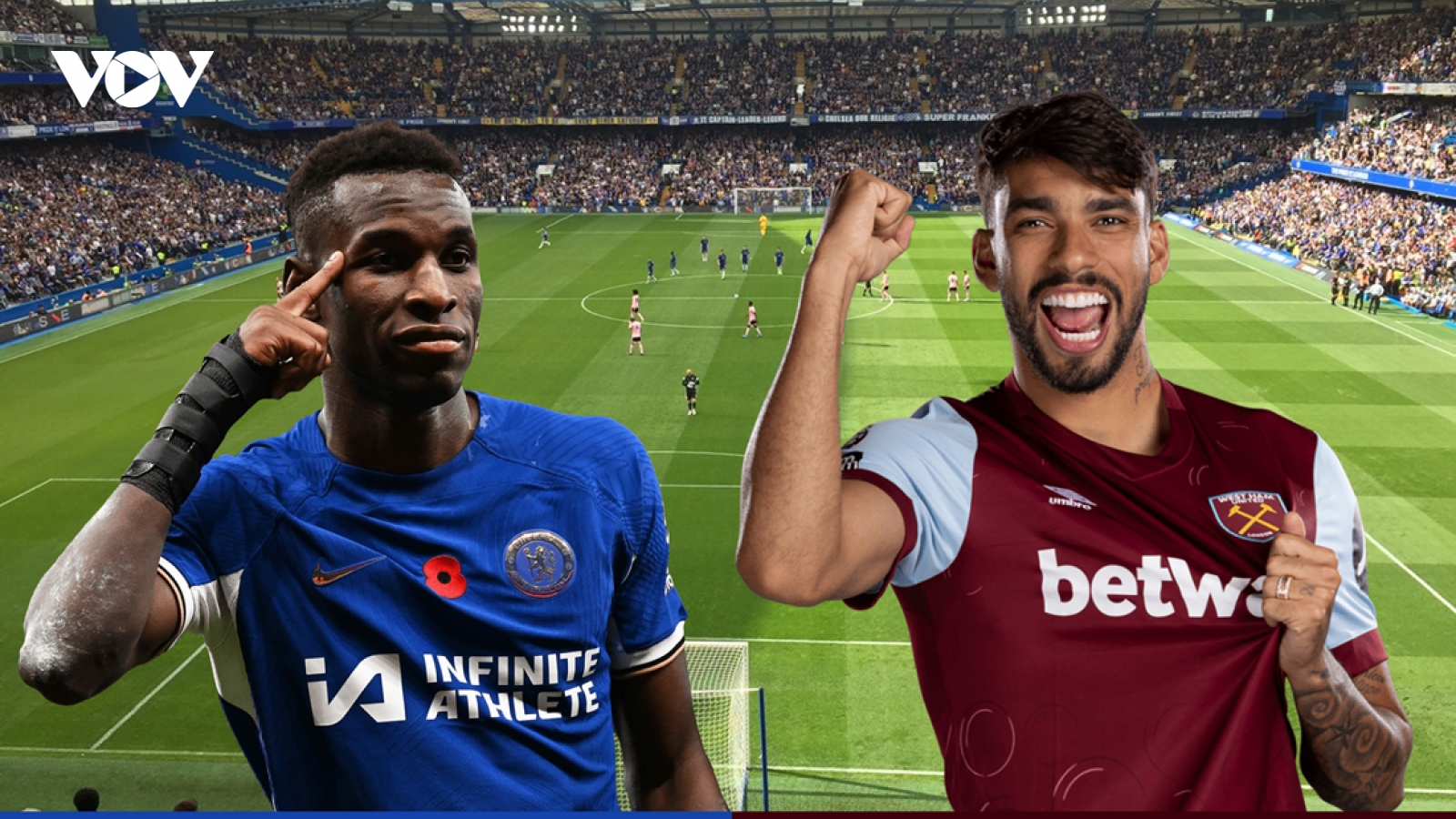 Dự đoán tỷ số, đội hình xuất phát trận Chelsea - West Ham