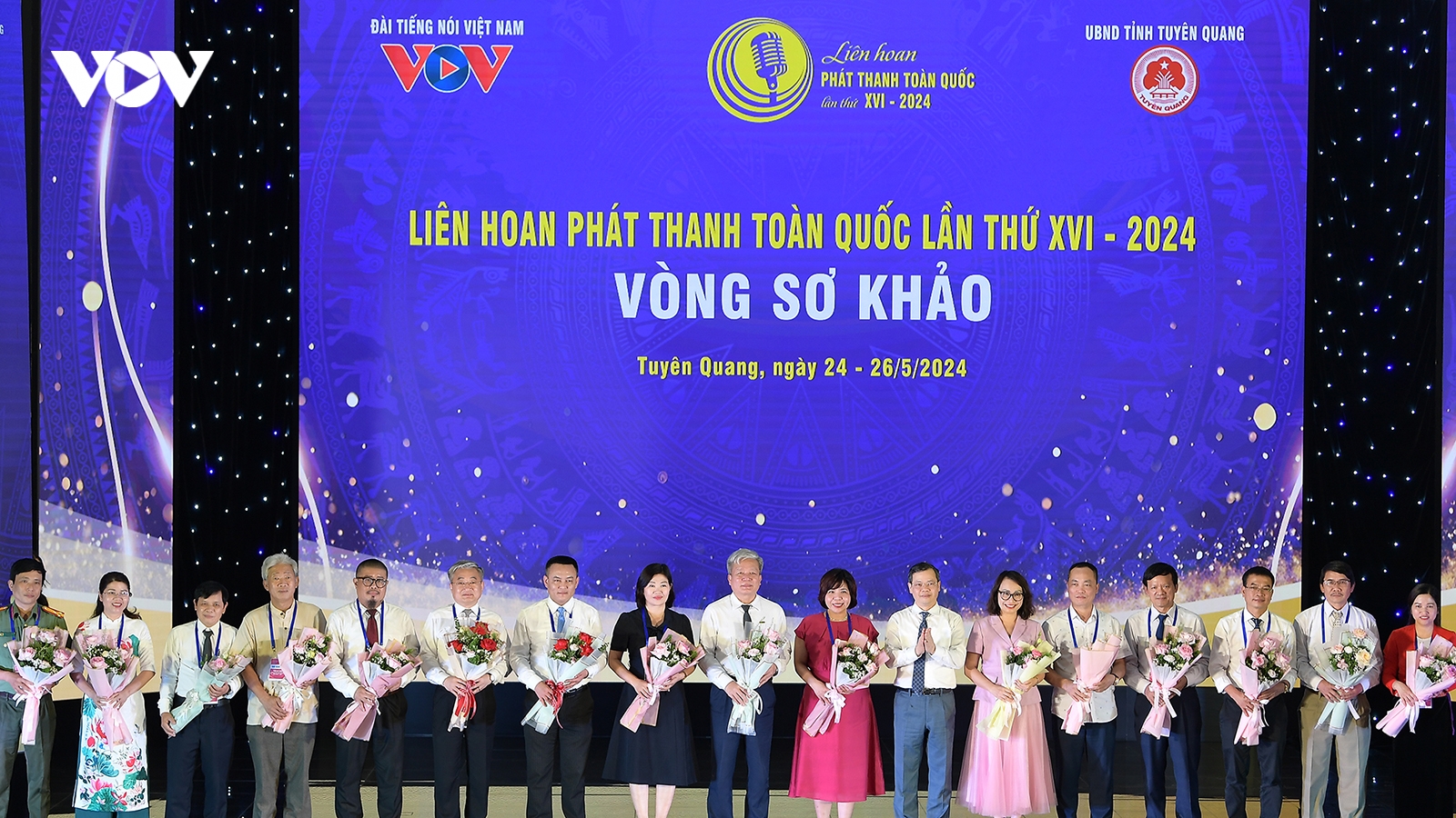 Toàn cảnh lễ khai mạc vòng Sơ khảo Liên hoan Phát thanh toàn quốc lần thứ 16