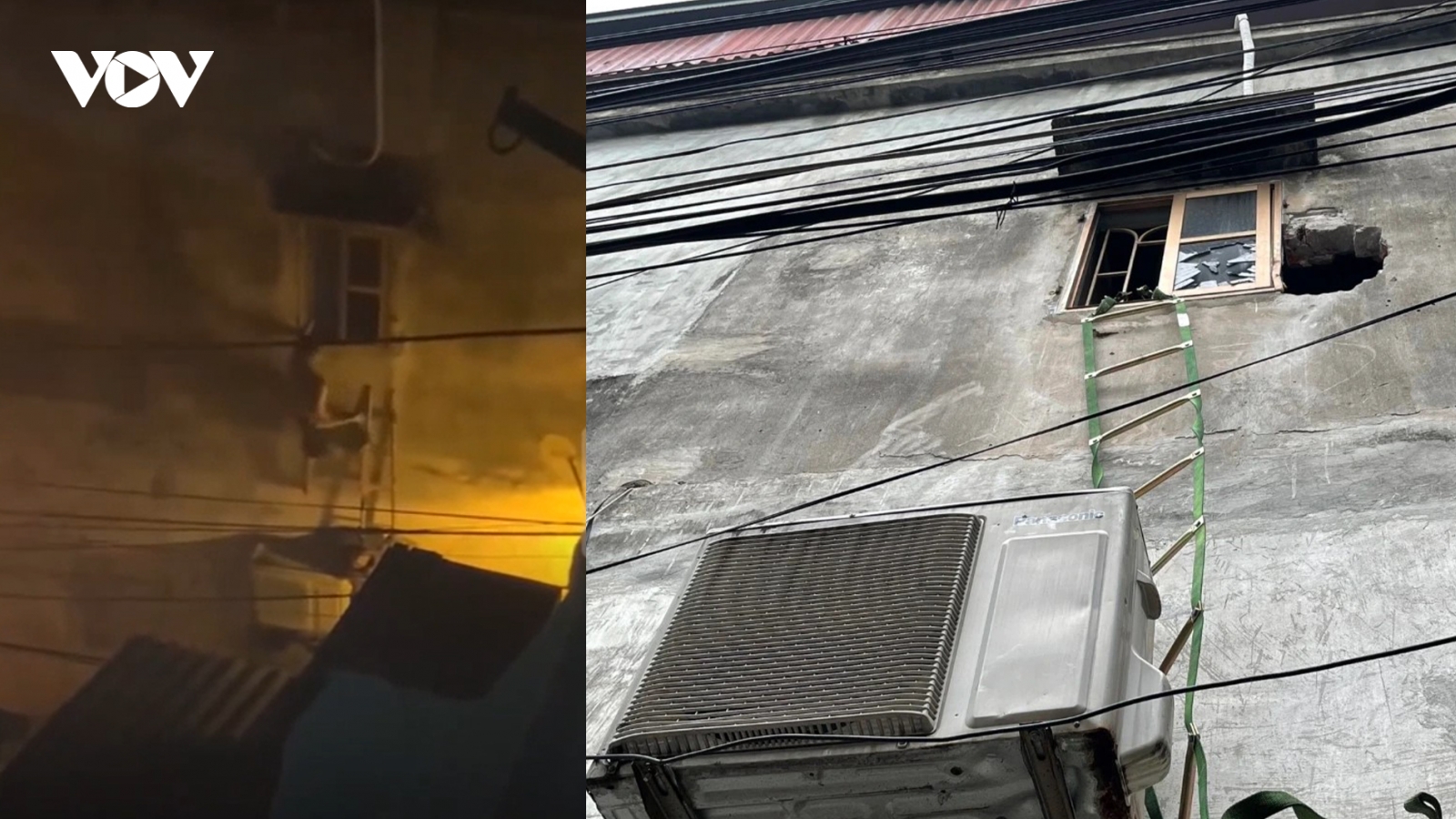 "Người hùng" leo thang dây, đập tường giải cứu 3 người trong vụ cháy ở Trung Kính