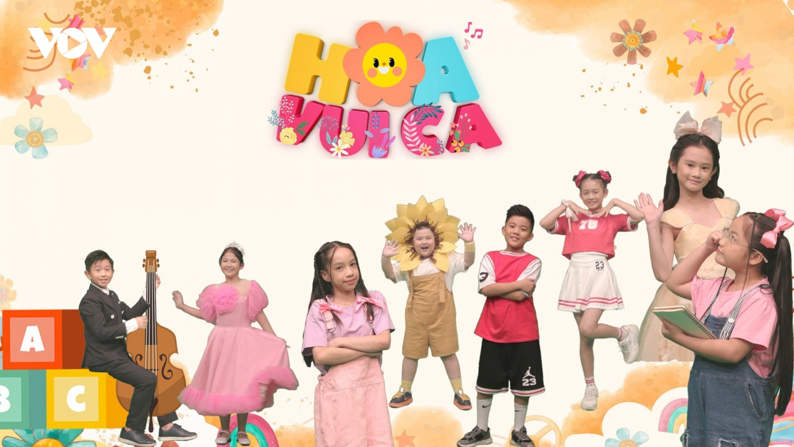Hoa vui ca - sân chơi âm nhạc mới cho thiếu nhi trên sóng VTV dịp hè