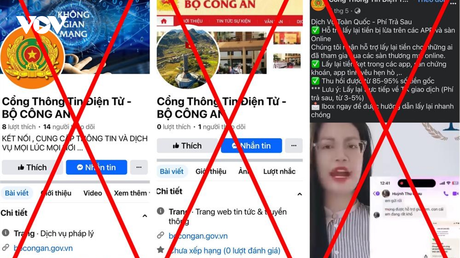 Bộ Công an cảnh báo thủ đoạn mạo danh Cổng thông tin điện tử của Bộ