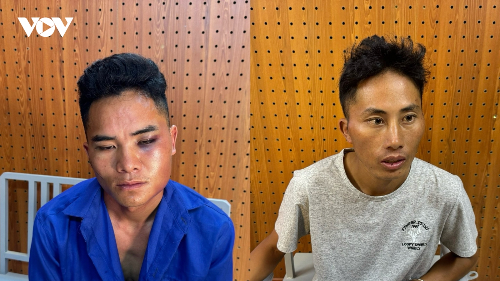 2 đối tượng bị bắt khi đang mua bán 5 bánh heroin