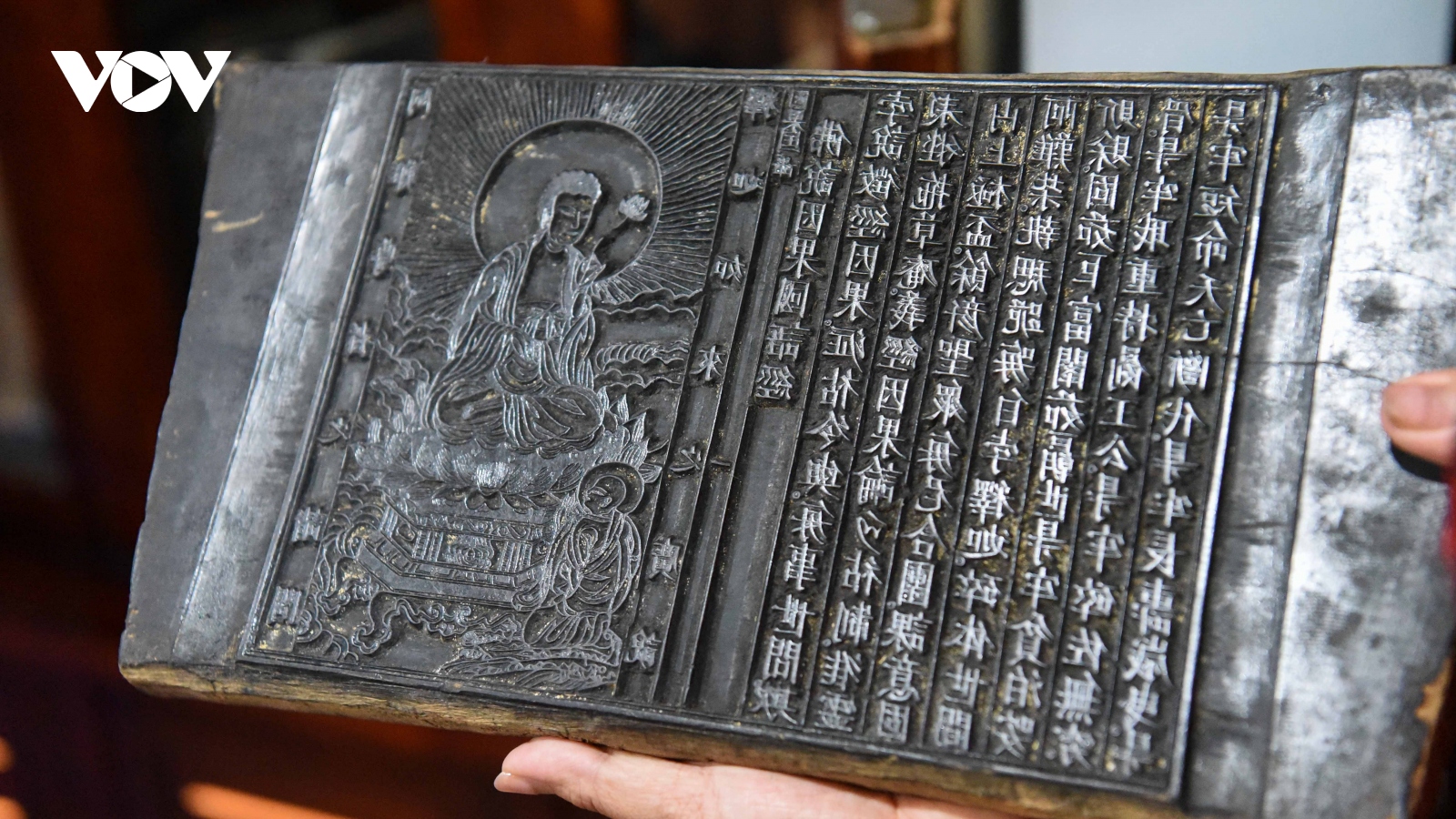 Cận cảnh mộc bản hàng trăm tuổi vừa được công nhận Bảo vật Quốc gia ở Bắc Ninh