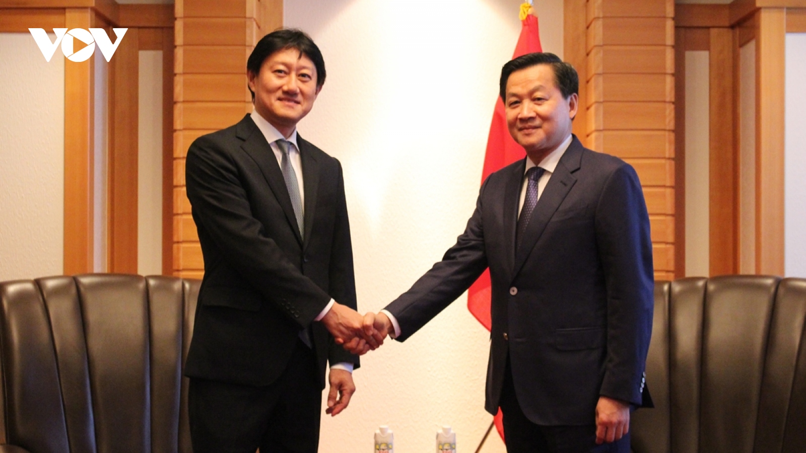 Phó Thủ tướng Lê Minh Khái tiếp các đối tác lớn Nhật Bản