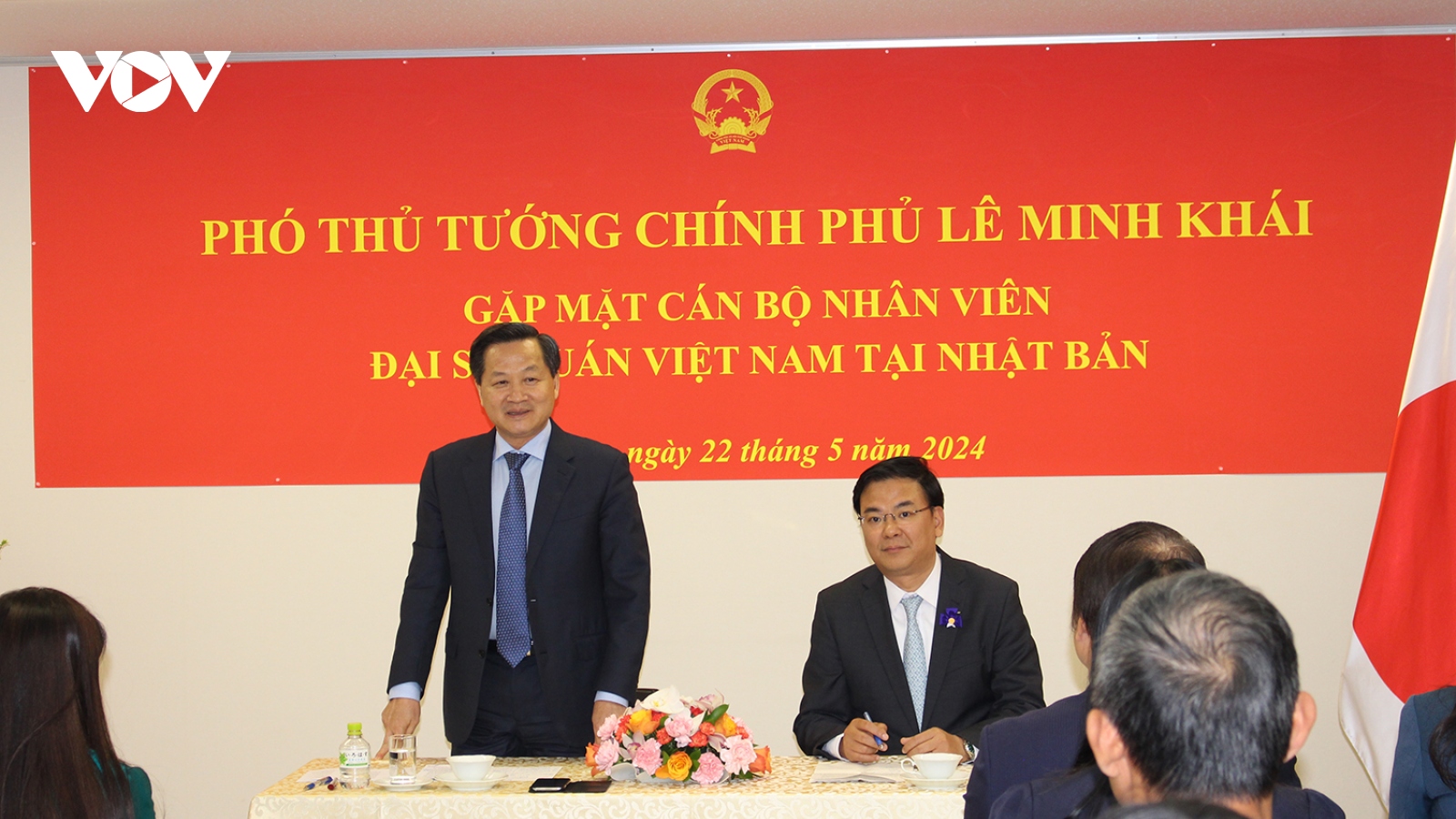 Phó Thủ tướng Lê Minh Khái bắt đầu chuỗi hoạt động ngay sau khi đến Nhật Bản