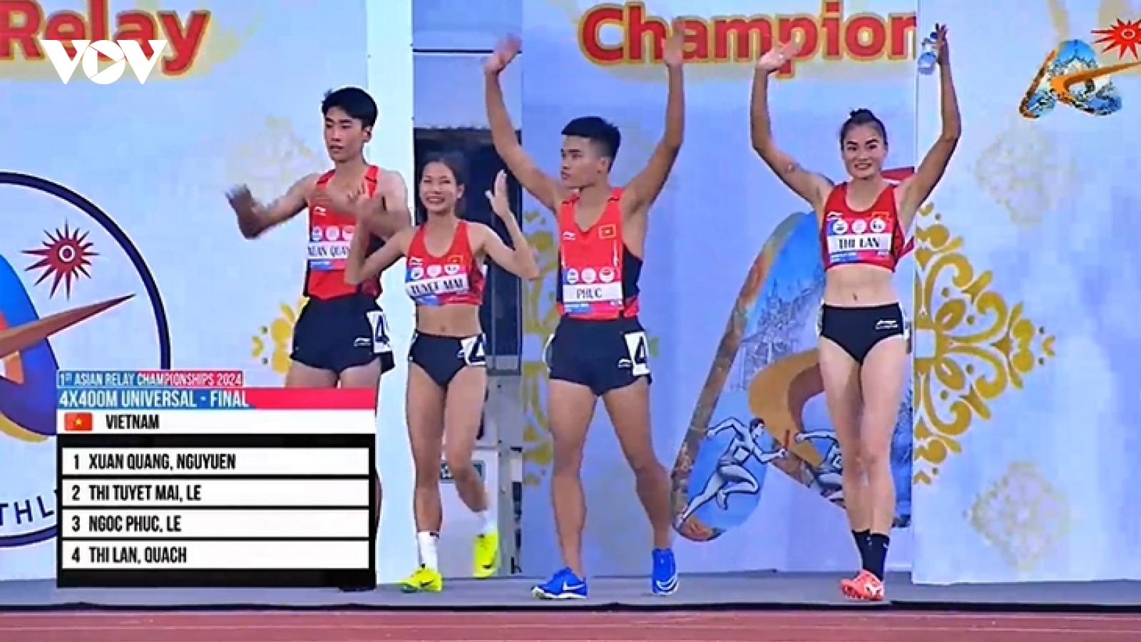 Điền kinh Việt Nam giành HCĐ ở giải châu Á 2024