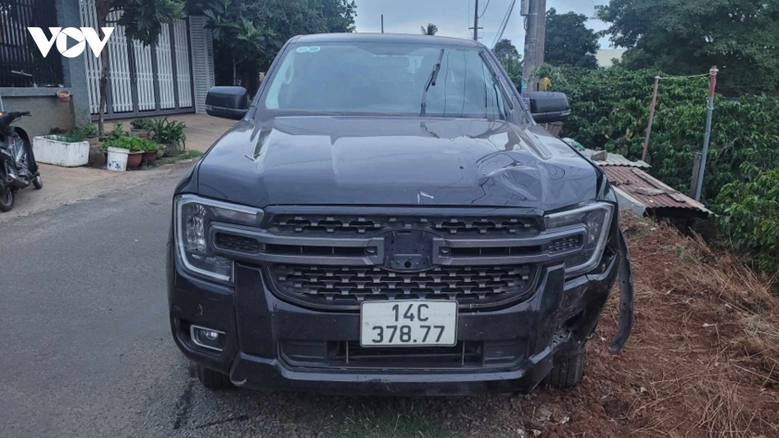 Tạm giữ tài xế ô tô gây tai nạn rồi bỏ chạy ở TP.Pleiku