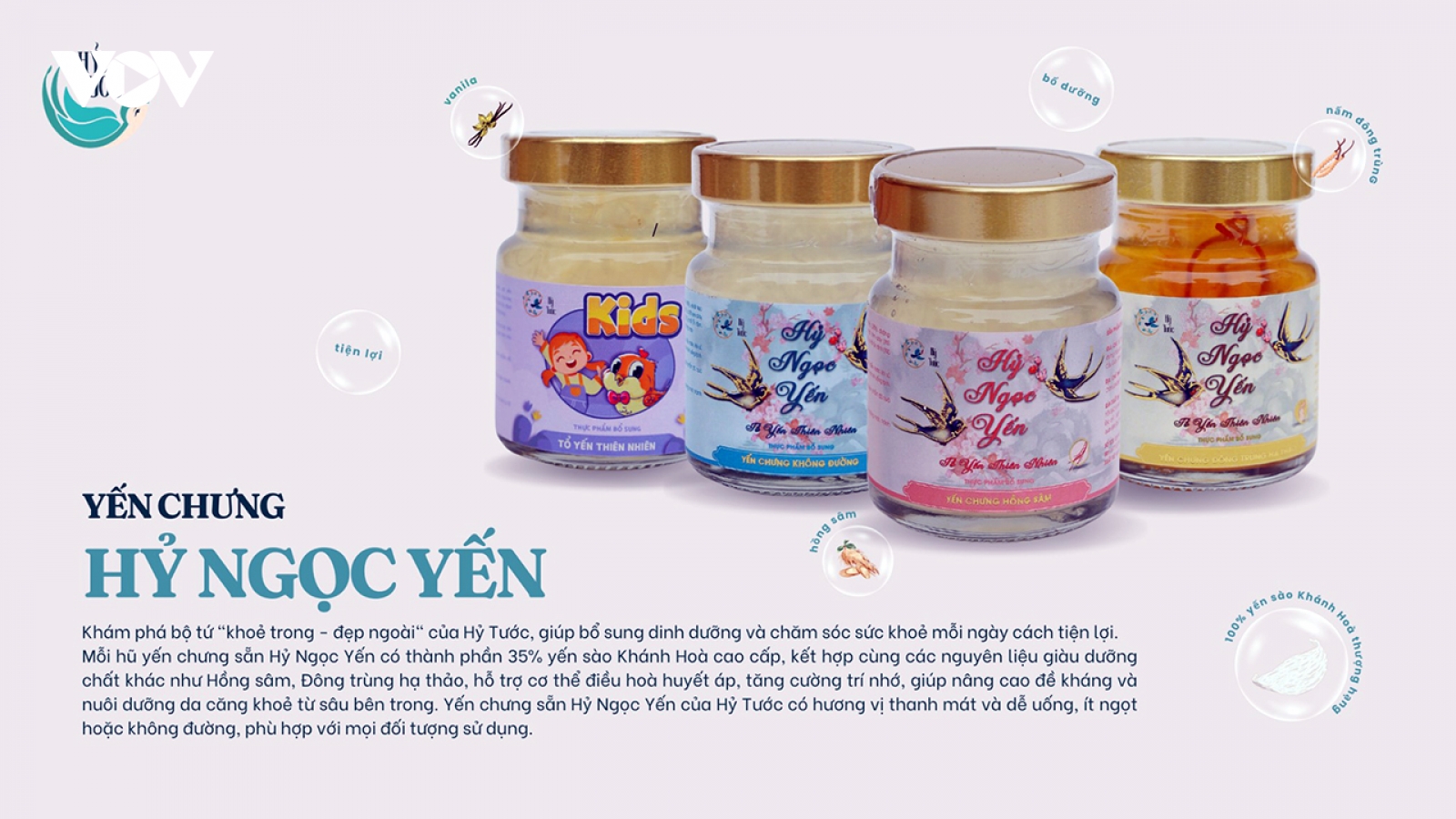 Yến hũ “Hỷ Ngọc Yến” - Chăm sóc sức khỏe trong nhịp sống hiện đại