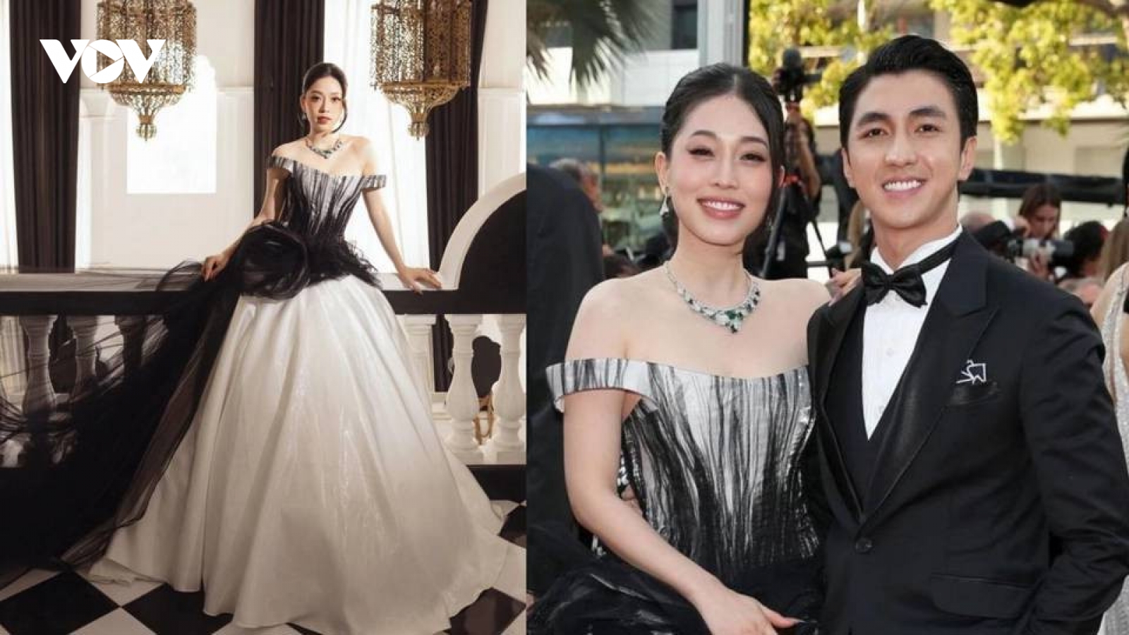Vợ chồng Á hậu Phương Nga - Bình An cùng dàn mỹ nhân trên thảm đỏ Cannes