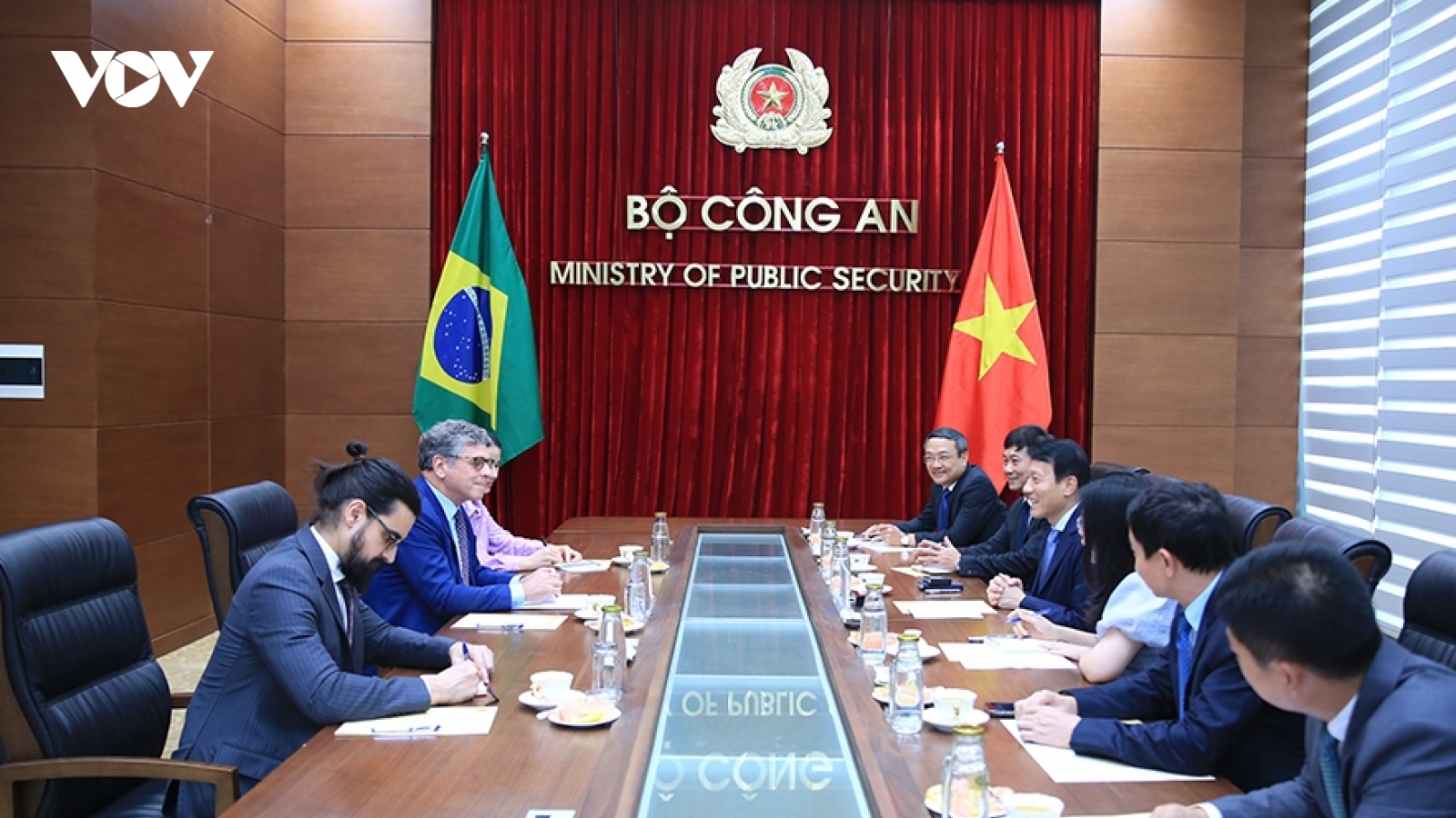 Bộ trưởng Bộ Công an Lương Tam Quang tiếp Đại sứ Brazil tại Việt Nam