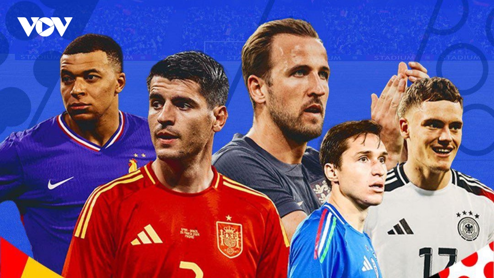 VCK EURO 2024 được phát sóng trực tiếp trên truyền hình quảng bá