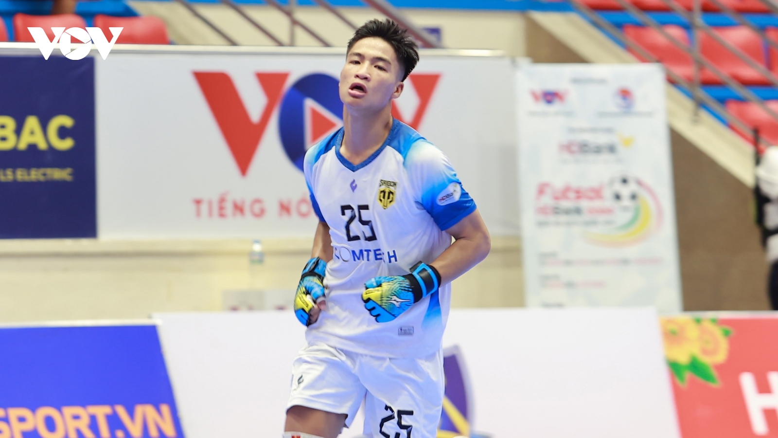 Thủ môn ghi ''siêu phẩm'' ở giải Futsal HDBank VĐQG 2024