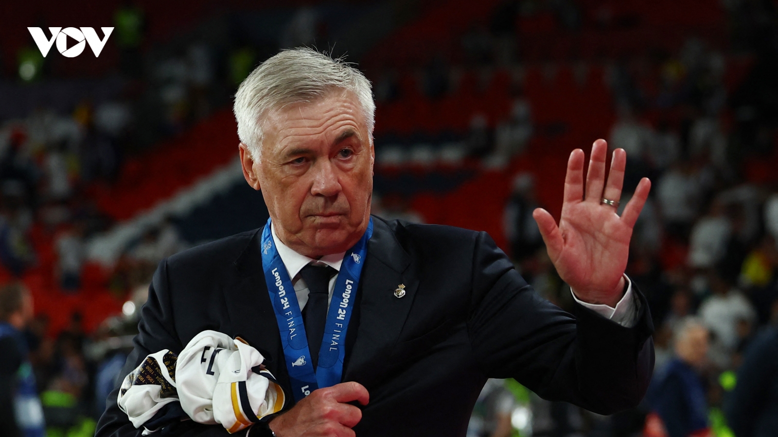 HLV Ancelotti nói Real Madrid may mắn khi thắng Dortmund
