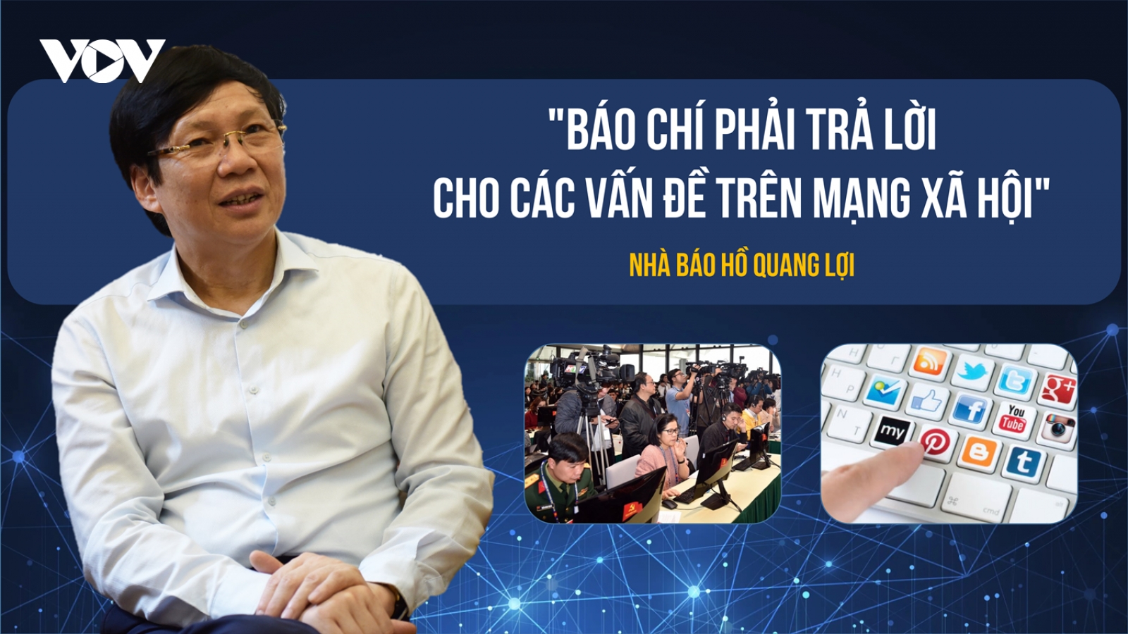 Báo chí phải trả lời cho các vấn đề trên mạng xã hội