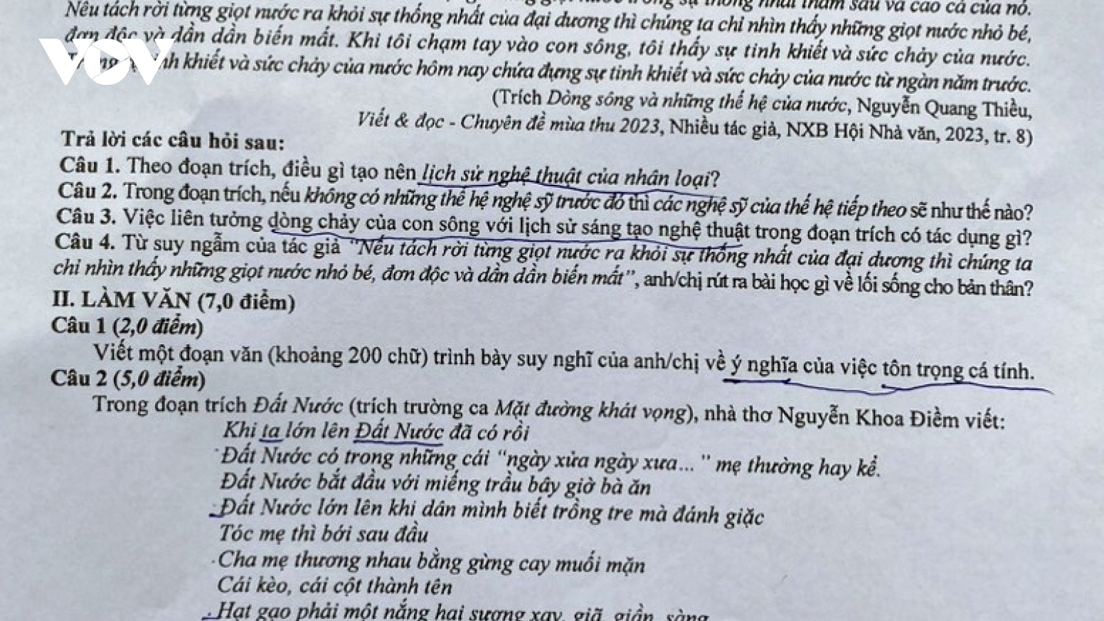 Bộ GD-ĐT khẳng định không có chuyện lộ đề thi môn Ngữ văn