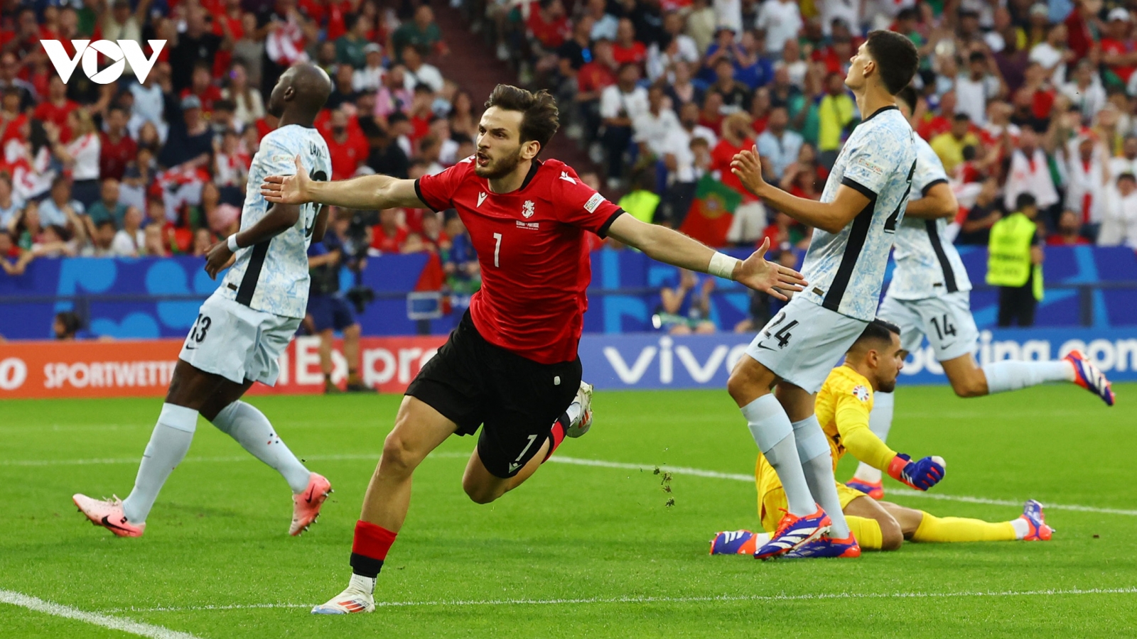 Kết quả EURO 2024: Sao trẻ hoá "tội đồ", Bồ Đào Nha thua sốc Georgia