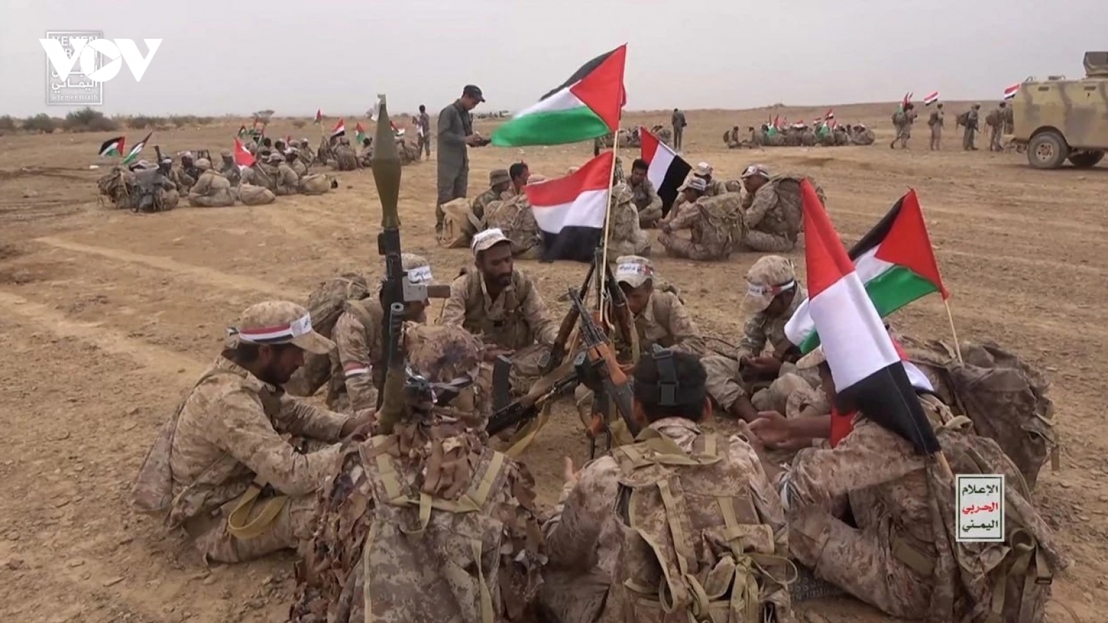 Houthi tuyên bố phối hợp với nhóm vũ trang Iraq tấn công vào Israel