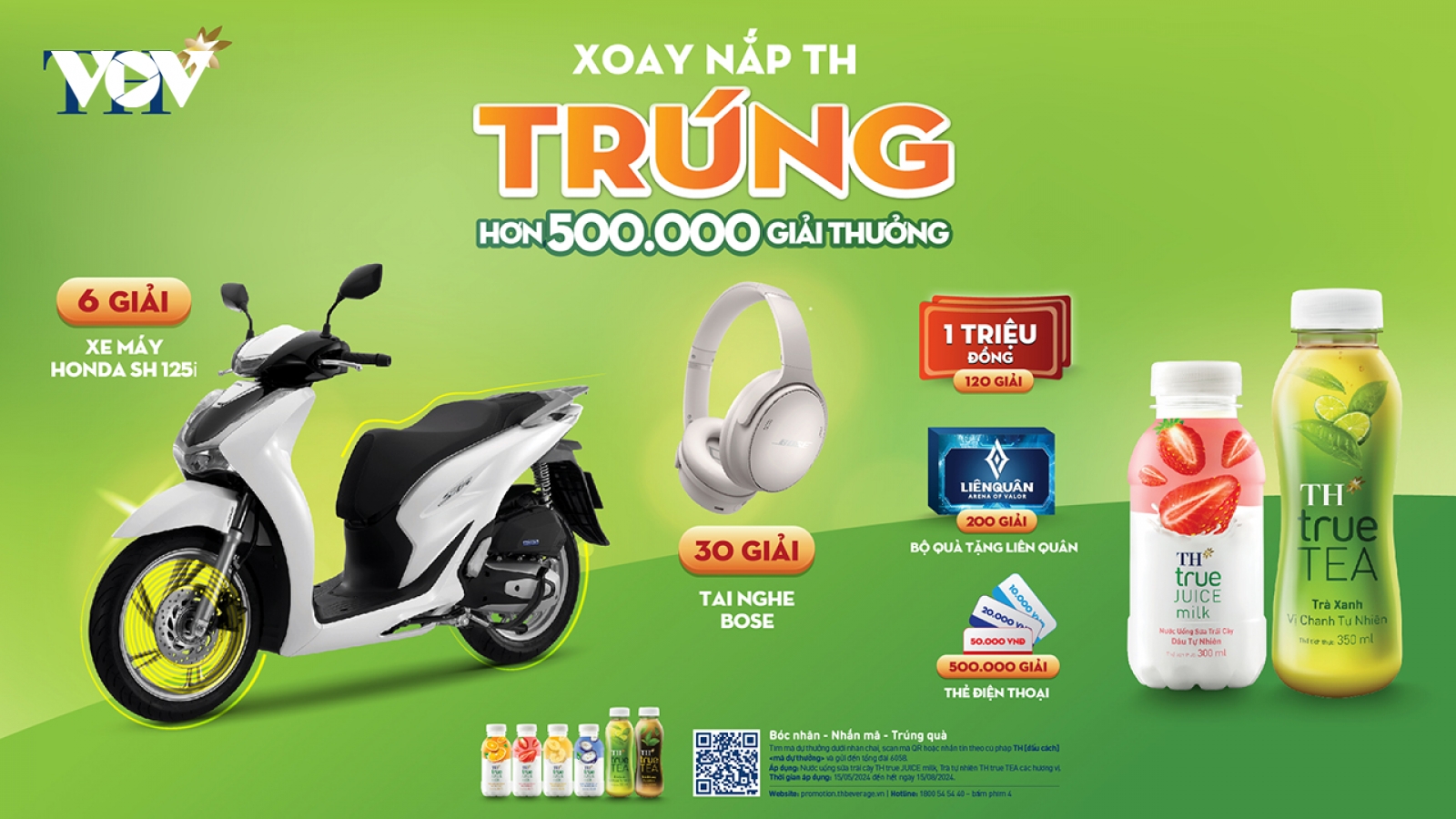 Cơ hội nhận ngay bộ quà tặng Liên quân Mobile bản giới hạn khi mua đồ uống TH